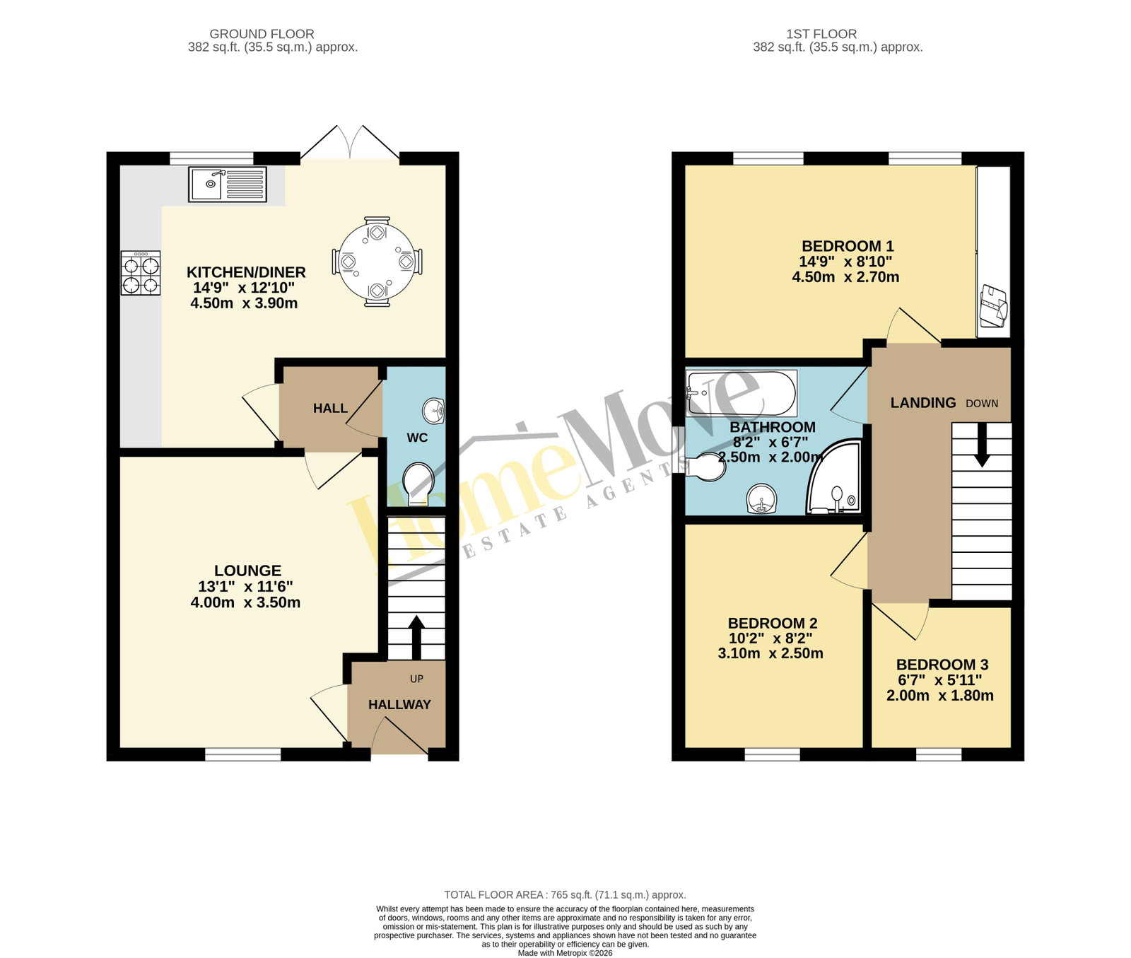 Watterson Close, Loughborough floorplan