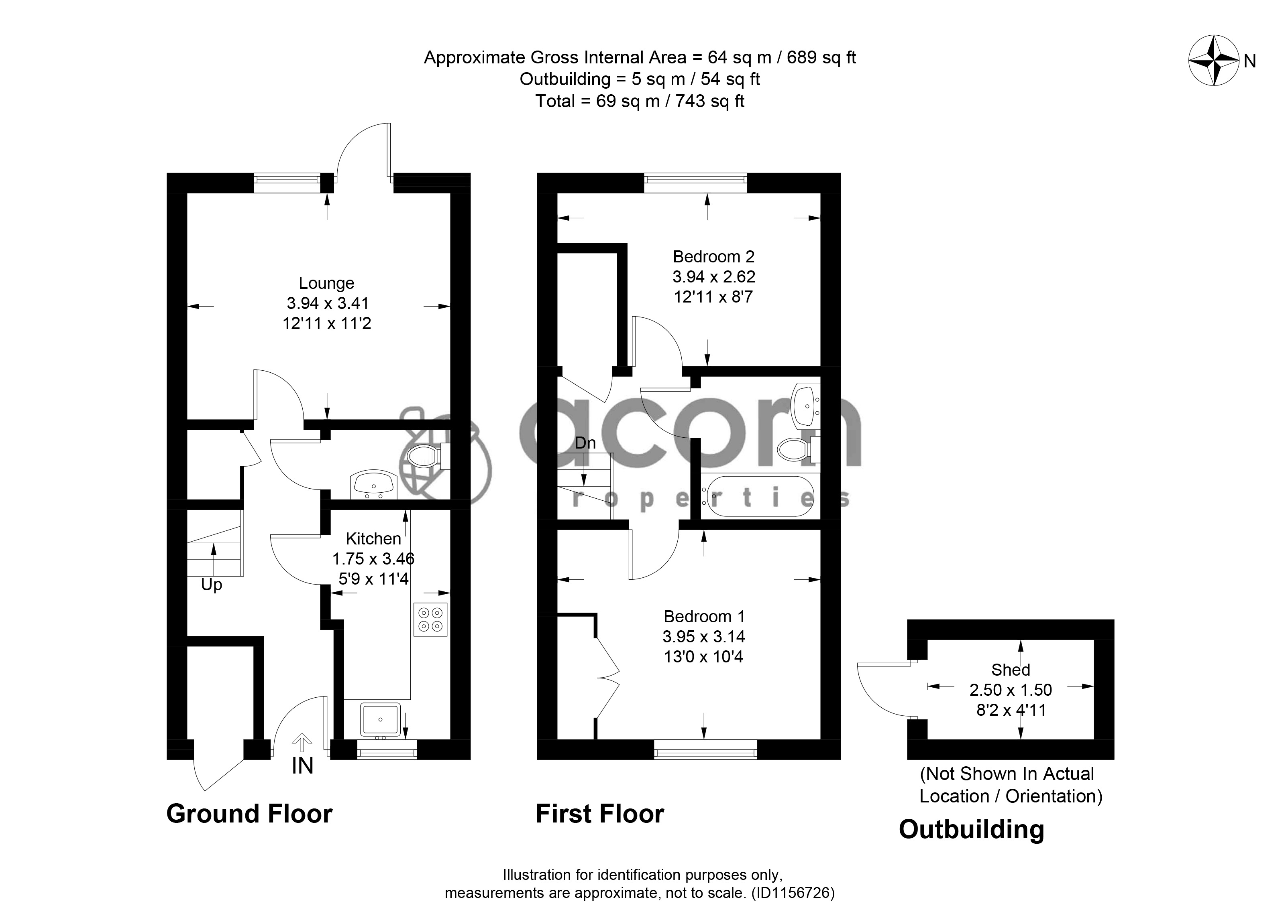 5, Shawbury Close, Colindale floorplan
