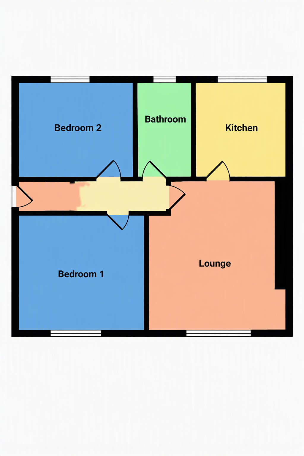Ossian Crescent, Leven floorplan