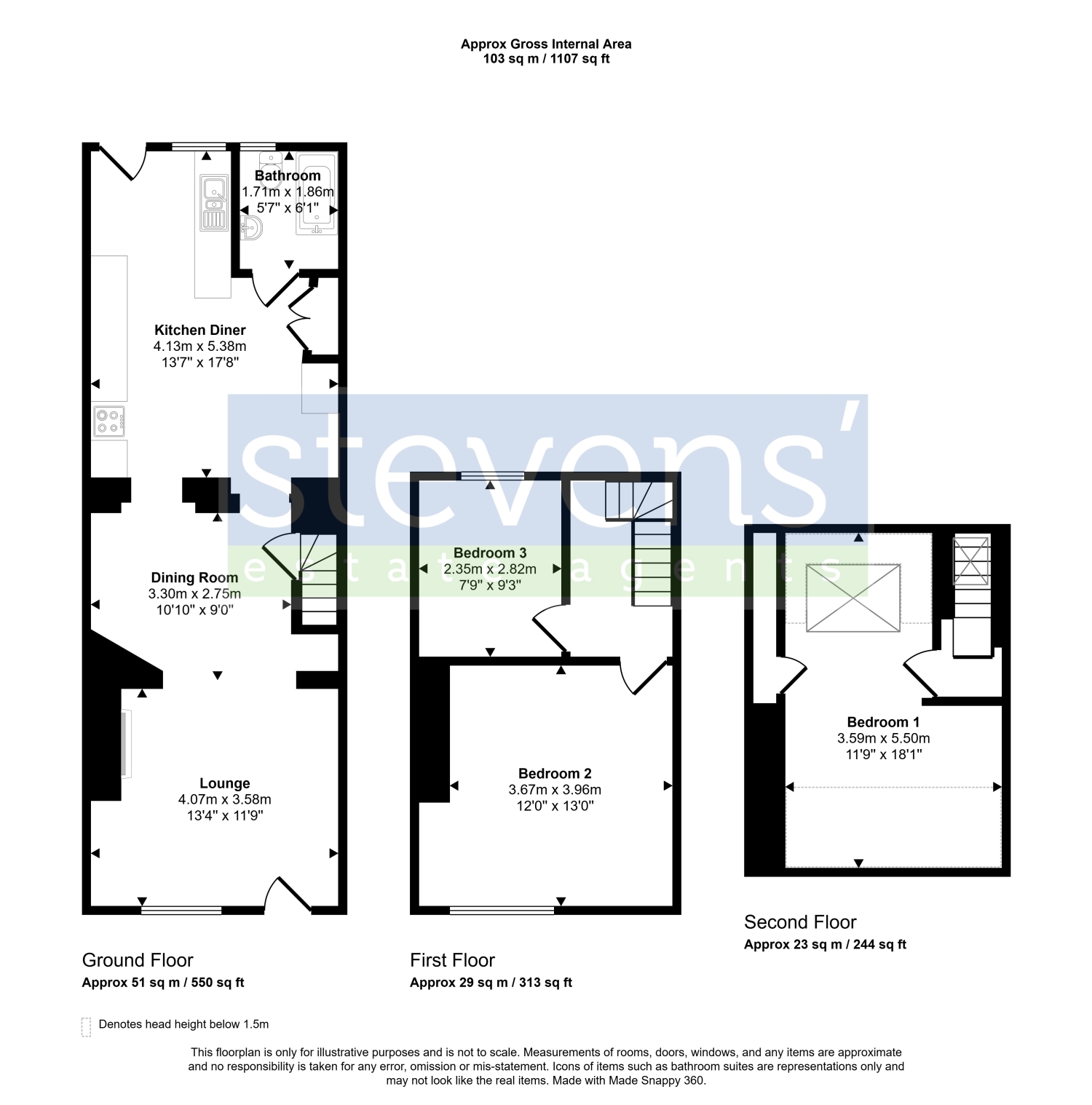 7, Mill Lane, North Tawton floorplan