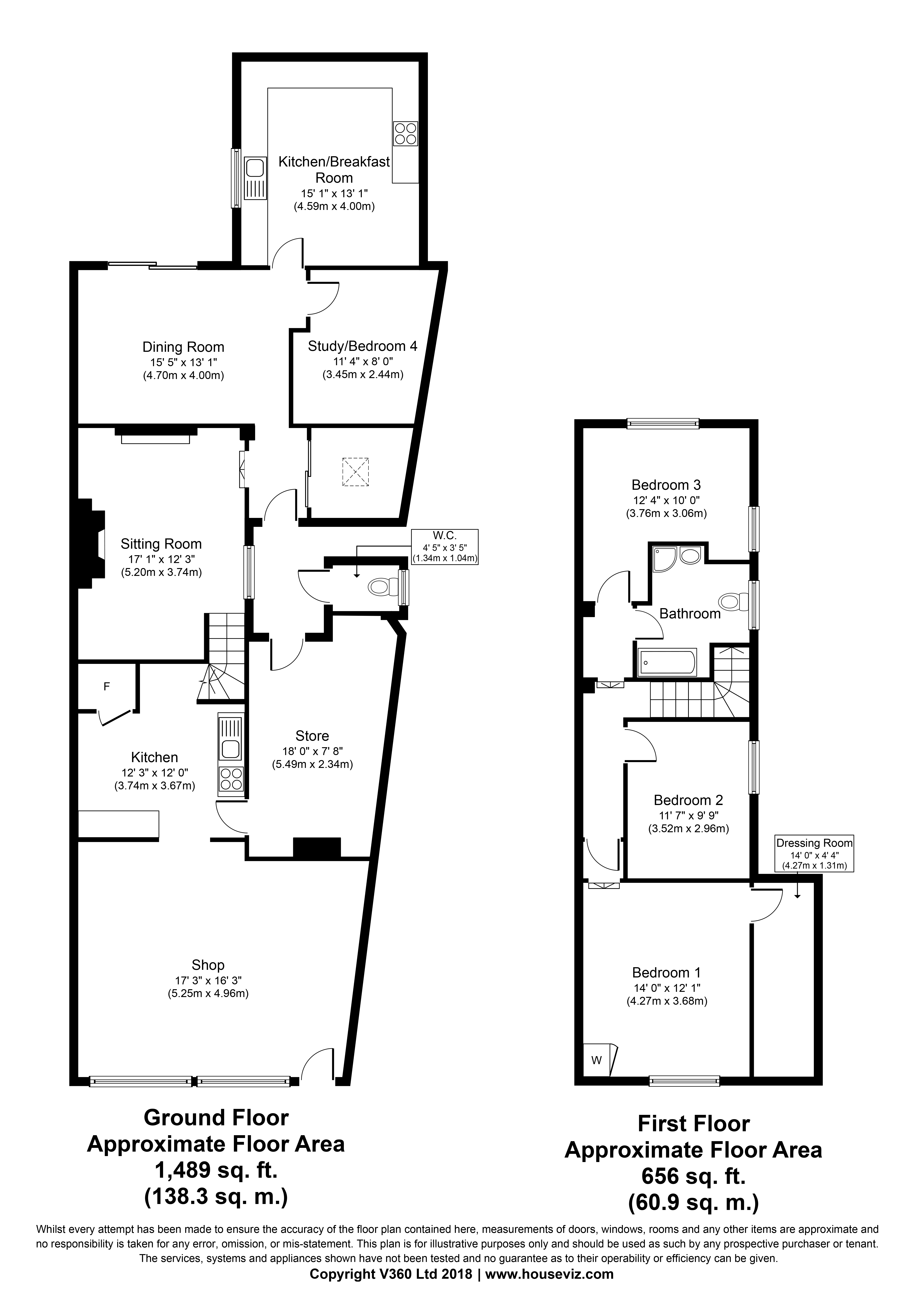 19, High Street, Sudbury floorplan