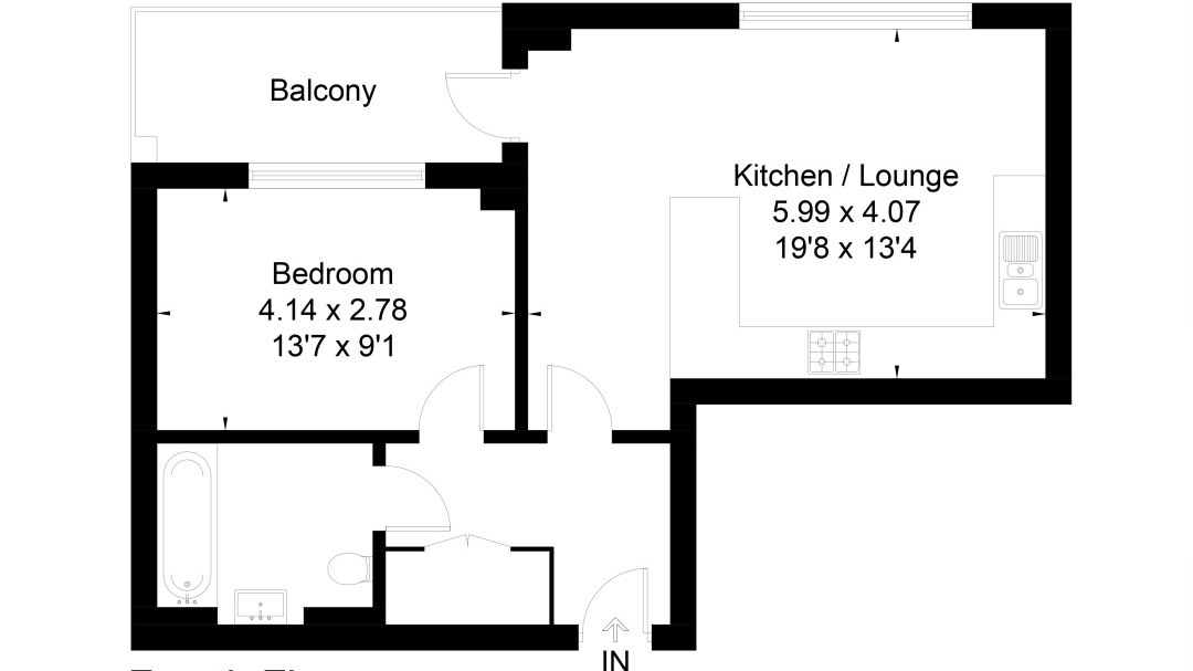Flat 32/Cowan House, 37 Greenwich High Road, London floorplan