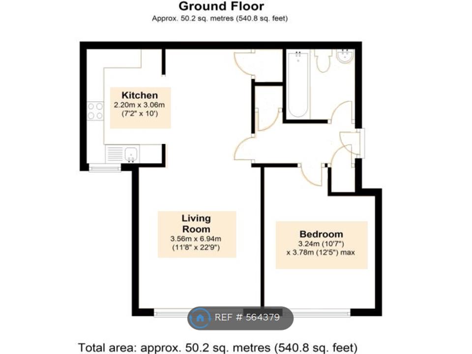 1 Bedrooms Flat to rent in Chanctonbury Gardens, Sutton SM2