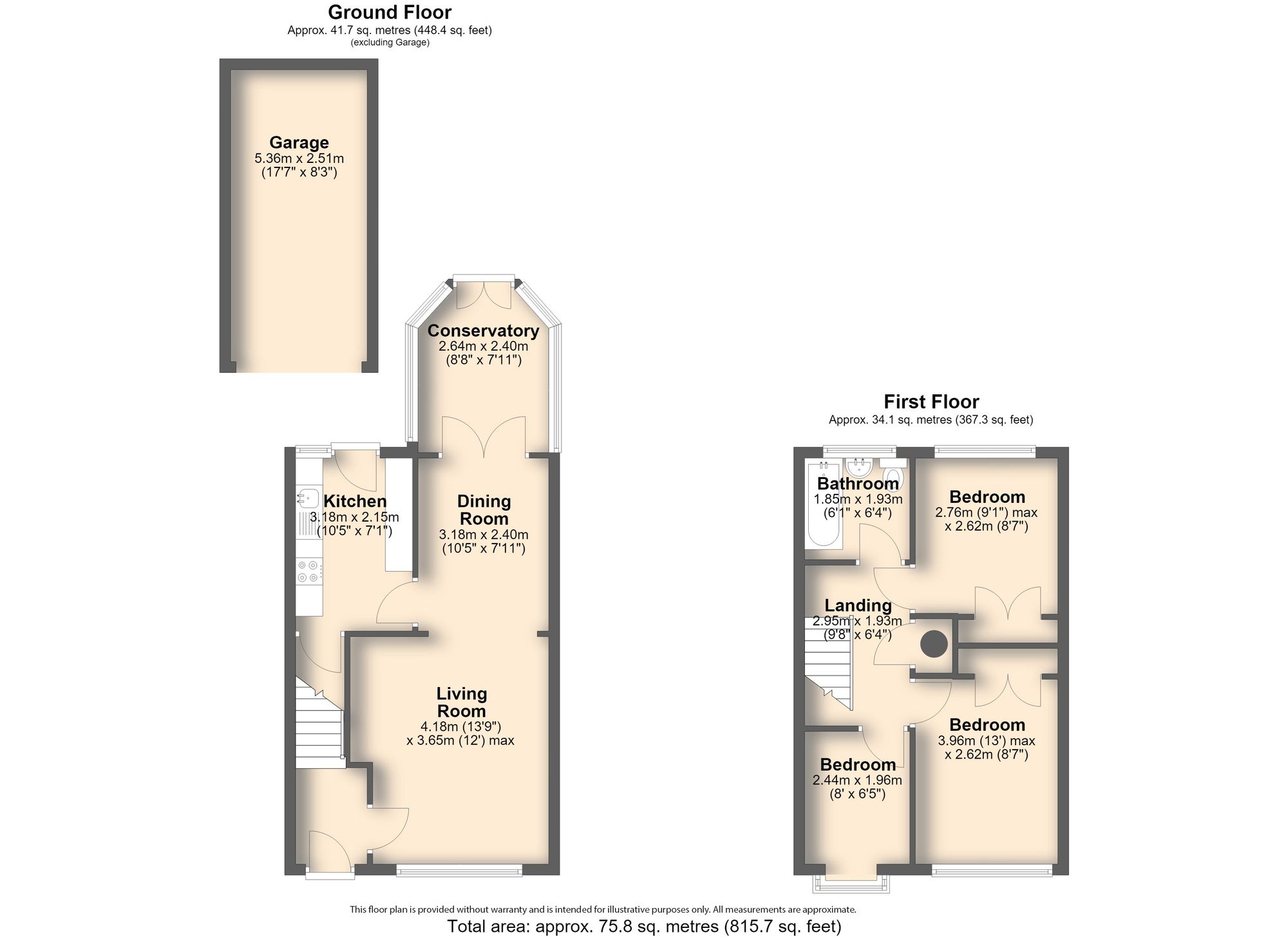 14 Scarlett Oak Meadow, Sheffield floorplan