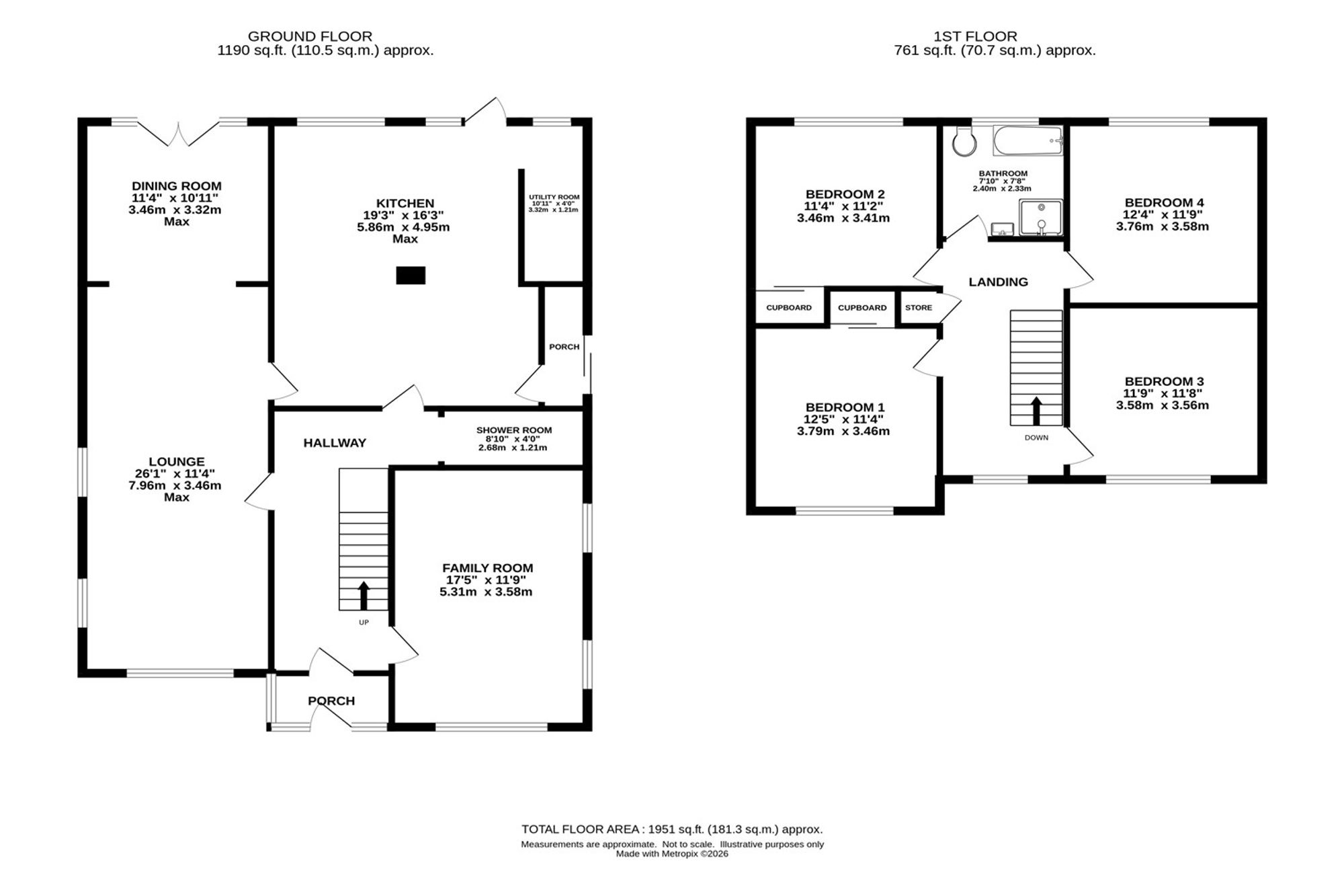 9 Sevenoaks Avenue, Stockport floorplan