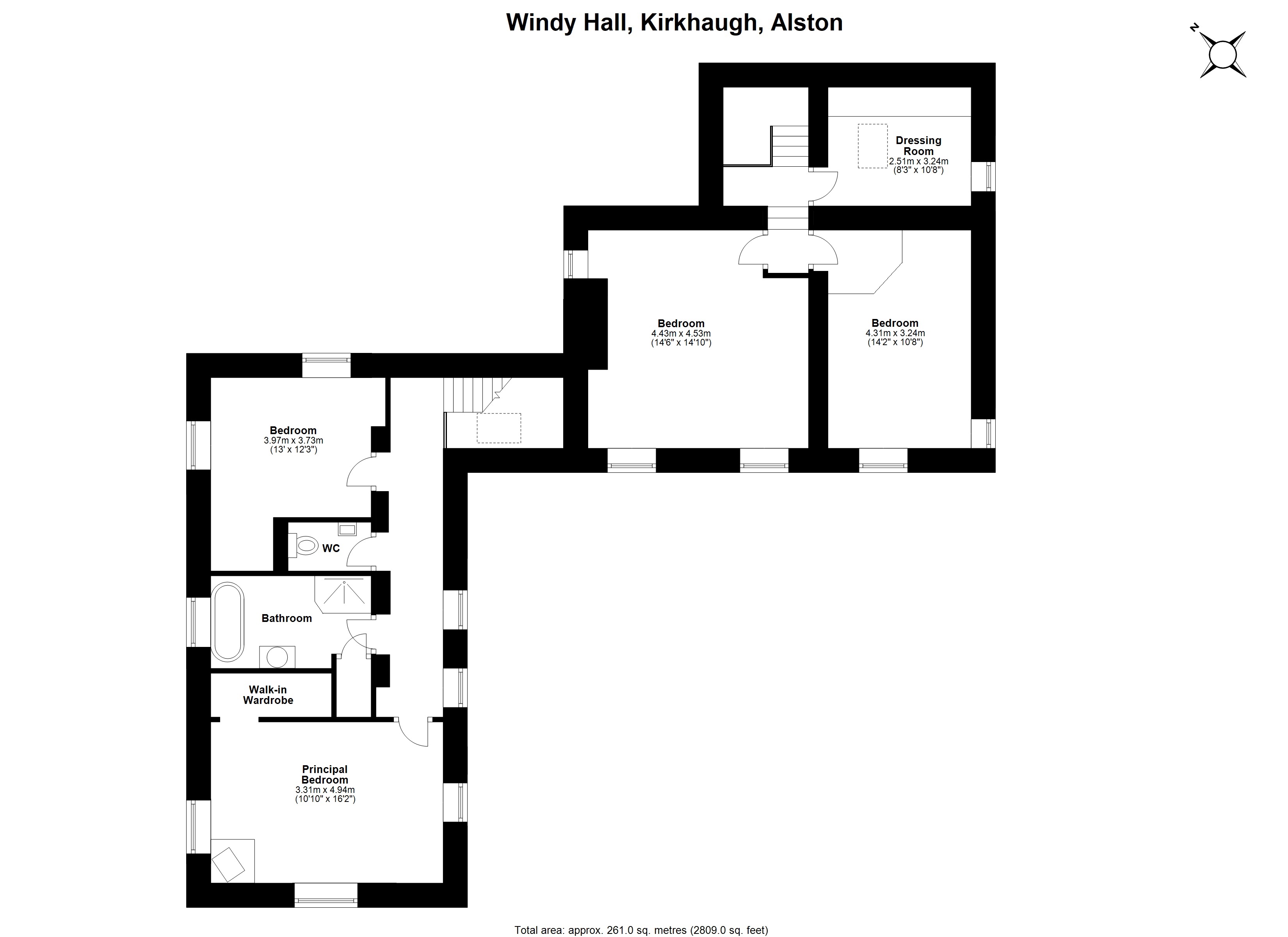 Windy Hall, Kirkhaugh, Alston, Cumbria CA9, 5 bedroom detached house