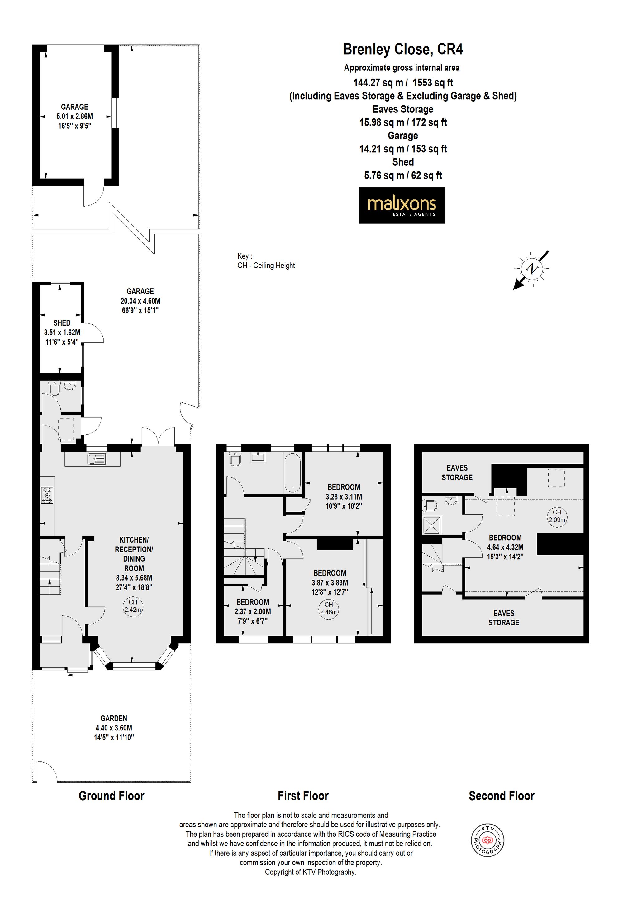 6 Brenley Close, Mitcham floorplan