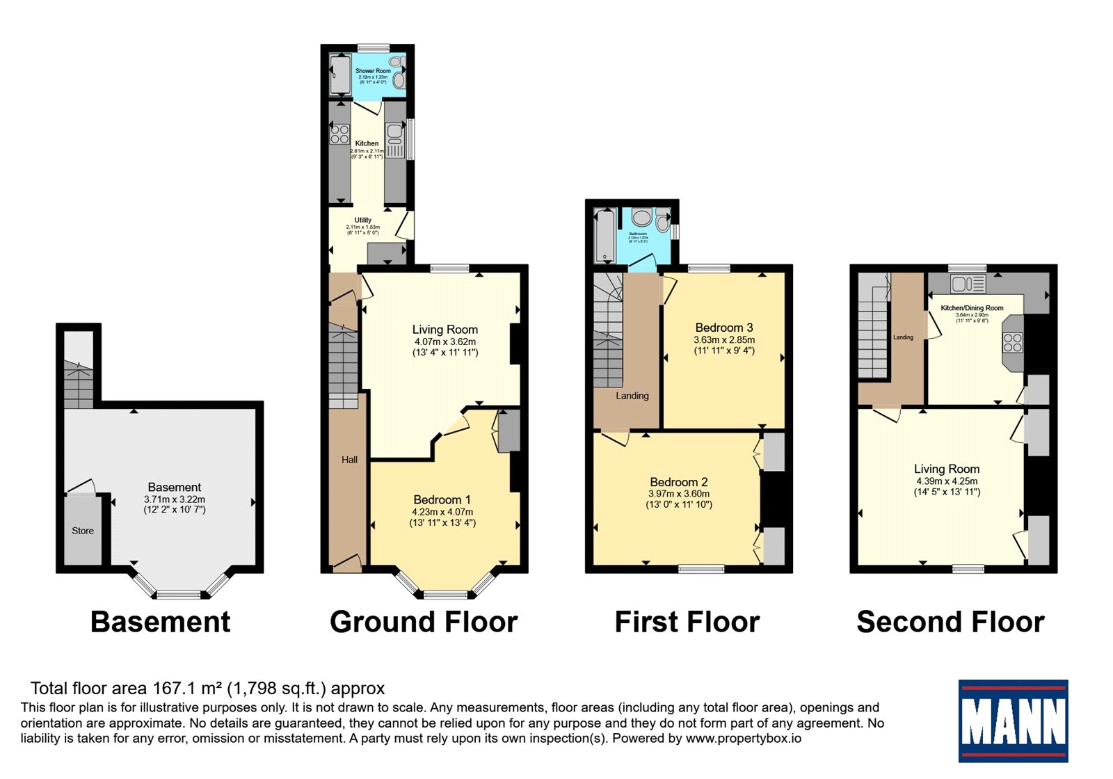 47,, Randall Street, Kent floorplan