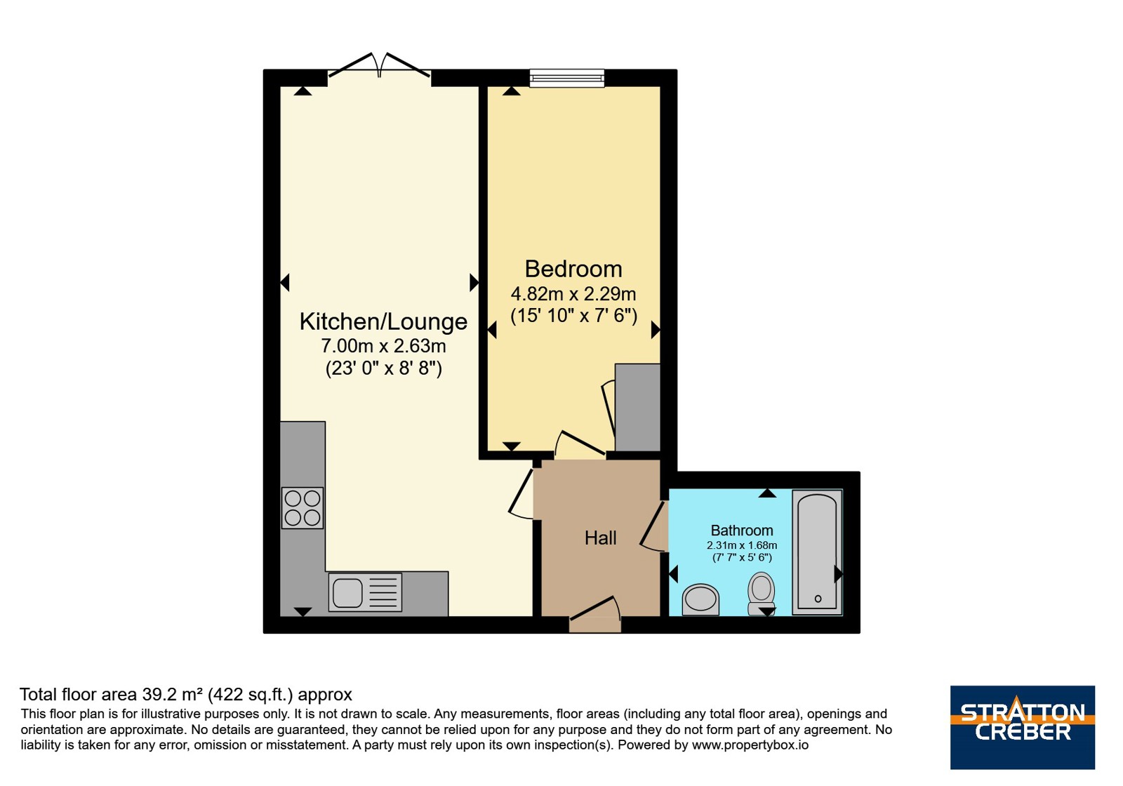 Flat 3,, Jace Court, St Austell floorplan