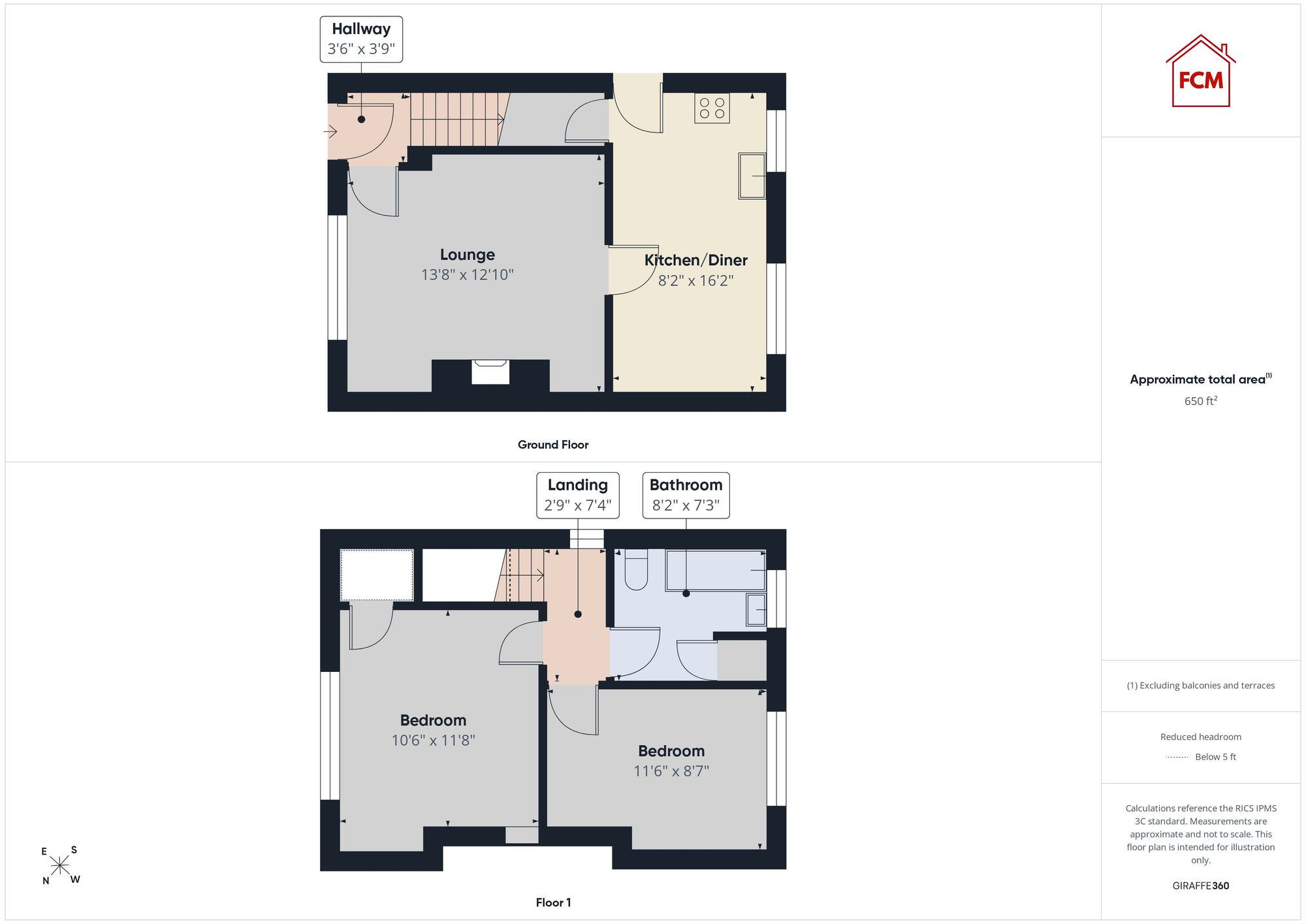 6 Cumberland Road, Whitehaven floorplan