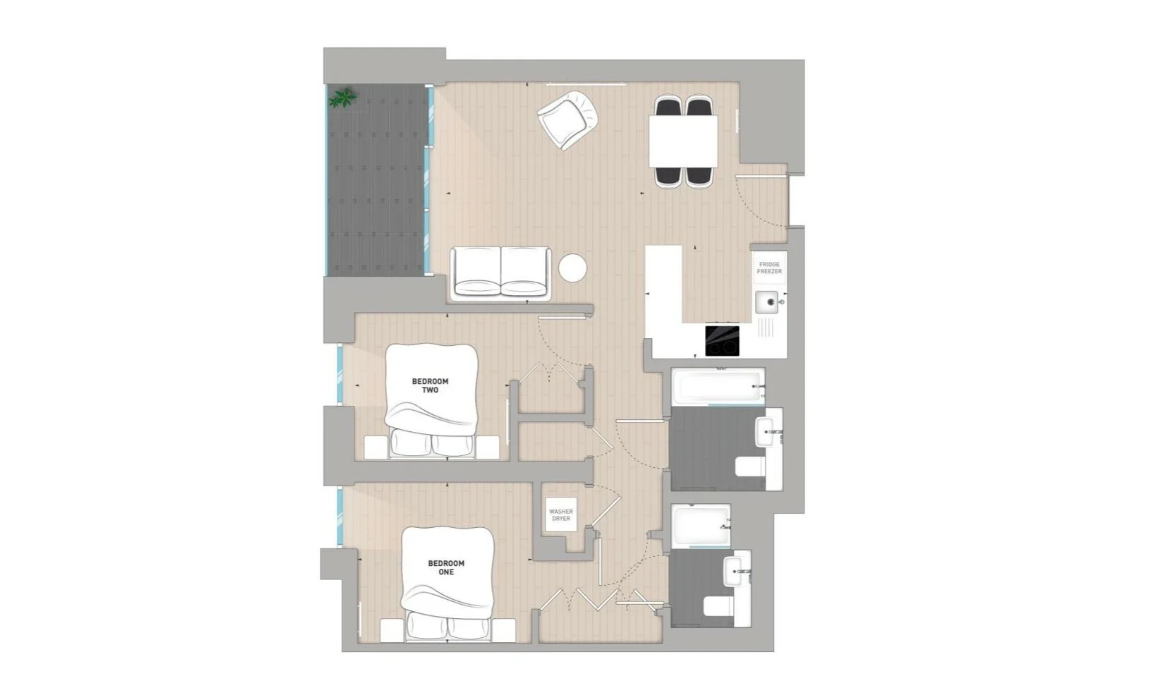 Alameda, 48 W Olympic Way, Wembley Park,, London floorplan