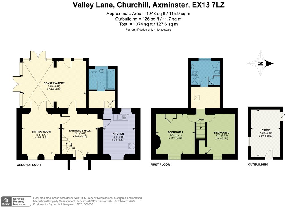 Churchill, Axminster, Devon EX13, 2 bedroom detached house for sale