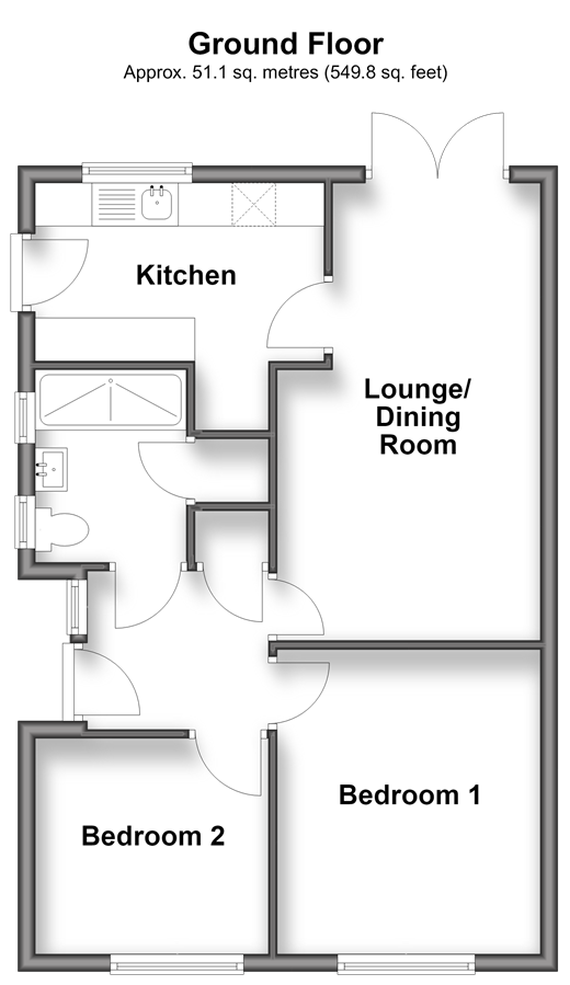 Lincoln Way, Bembridge floorplan
