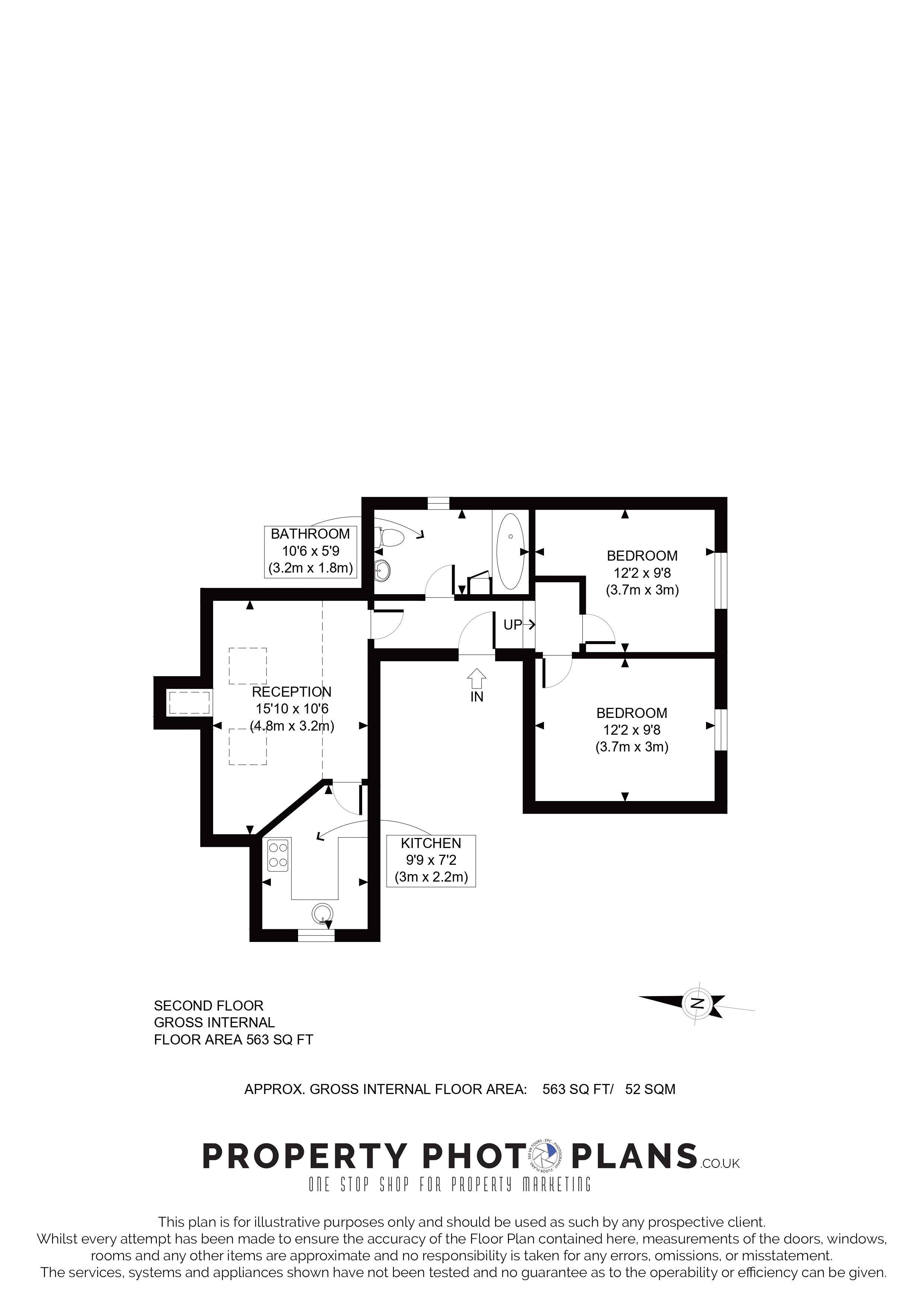 21D, Devonshire Road, Pinner floorplan