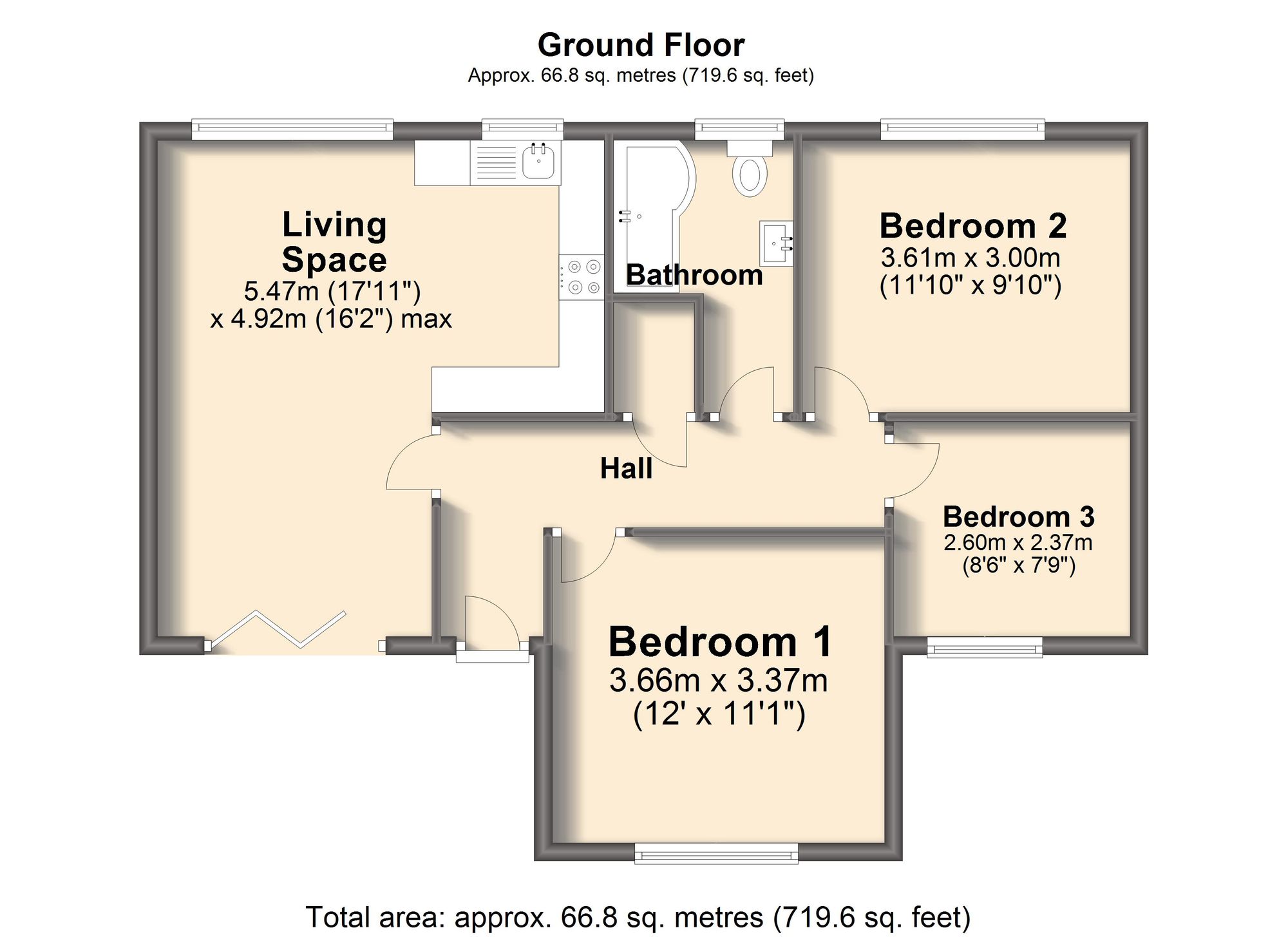 73 Gallery Lane, Chesterfield floorplan
