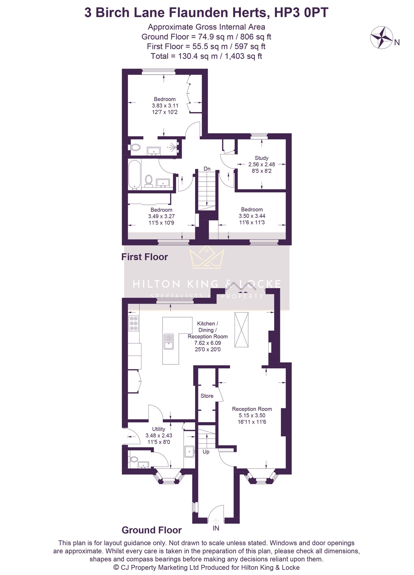 3, Birch Lane, Hemel Hempstead floorplan