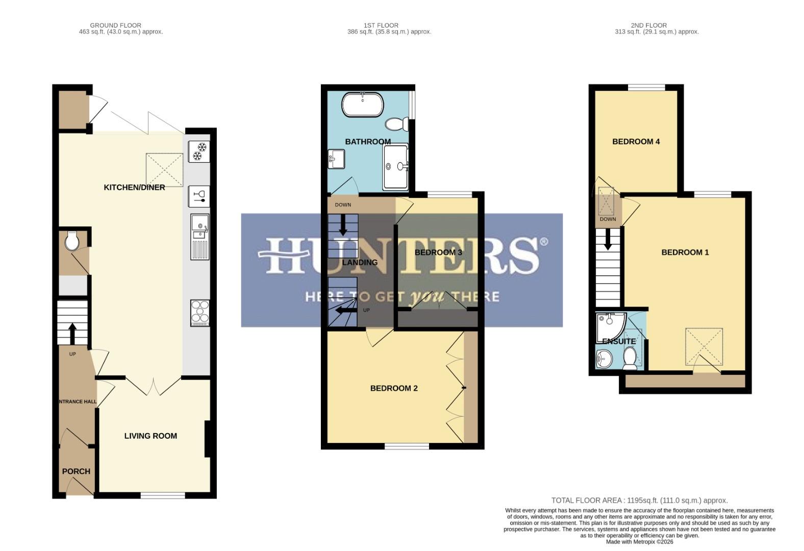 6, Exmoor Street, Bristol floorplan