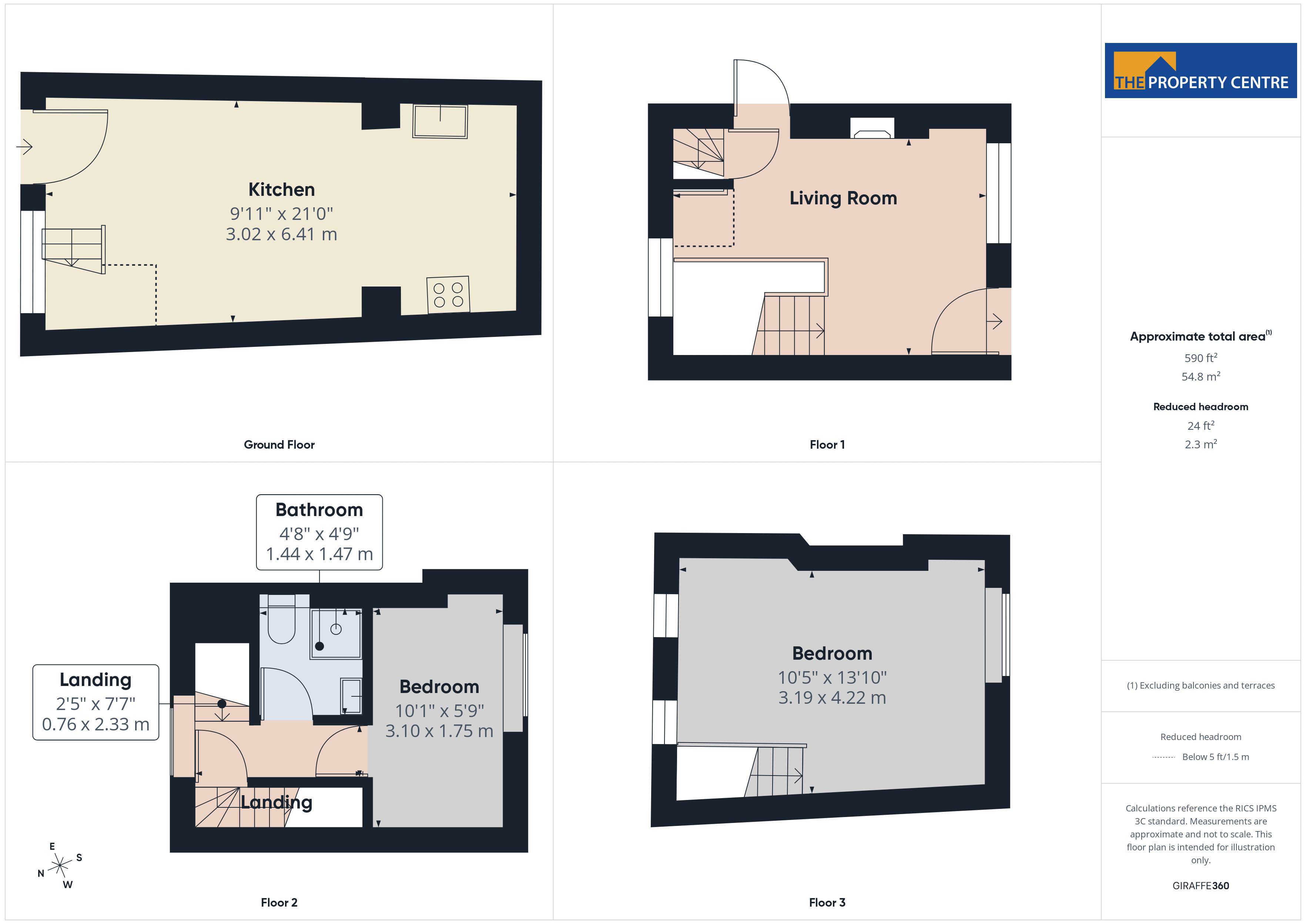 Albany Cottages, 4, Upper Leazes, Gloucestershire floorplan