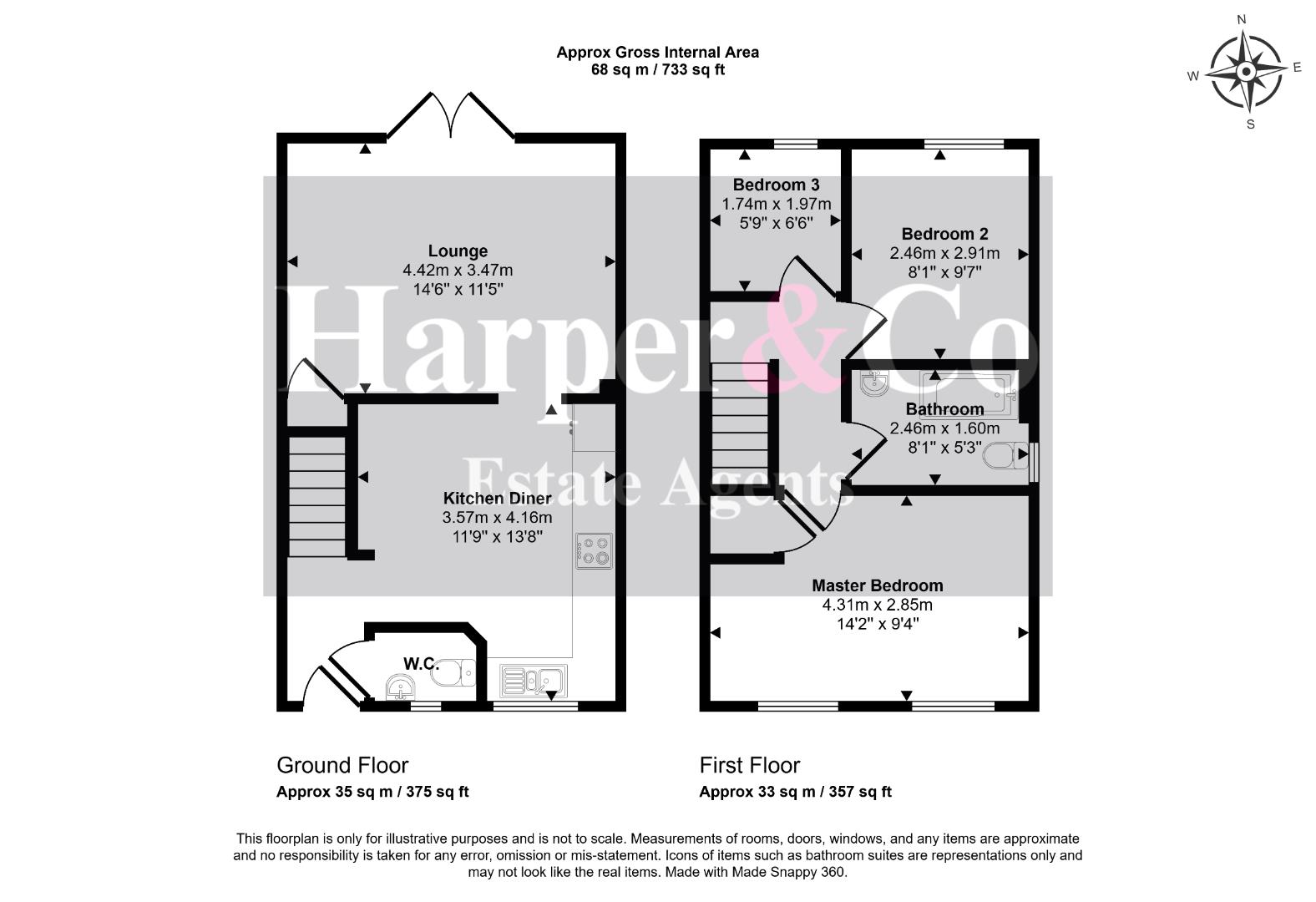 11, Kingfisher Avenue, Stockton-On-Tees floorplan