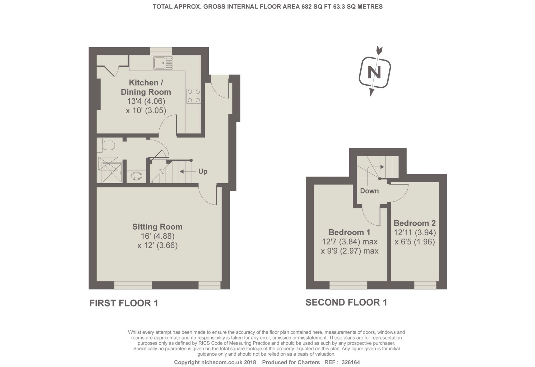 2 Bedrooms Maisonette to rent in Market Street, Alton, Hampshire GU34