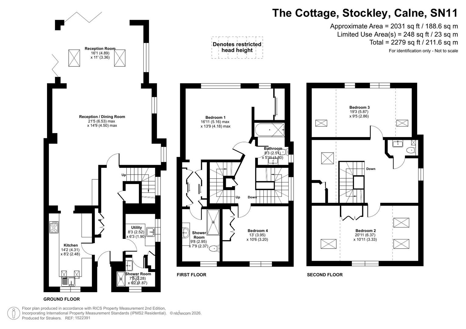 2 The Cottage, Stockley floorplan