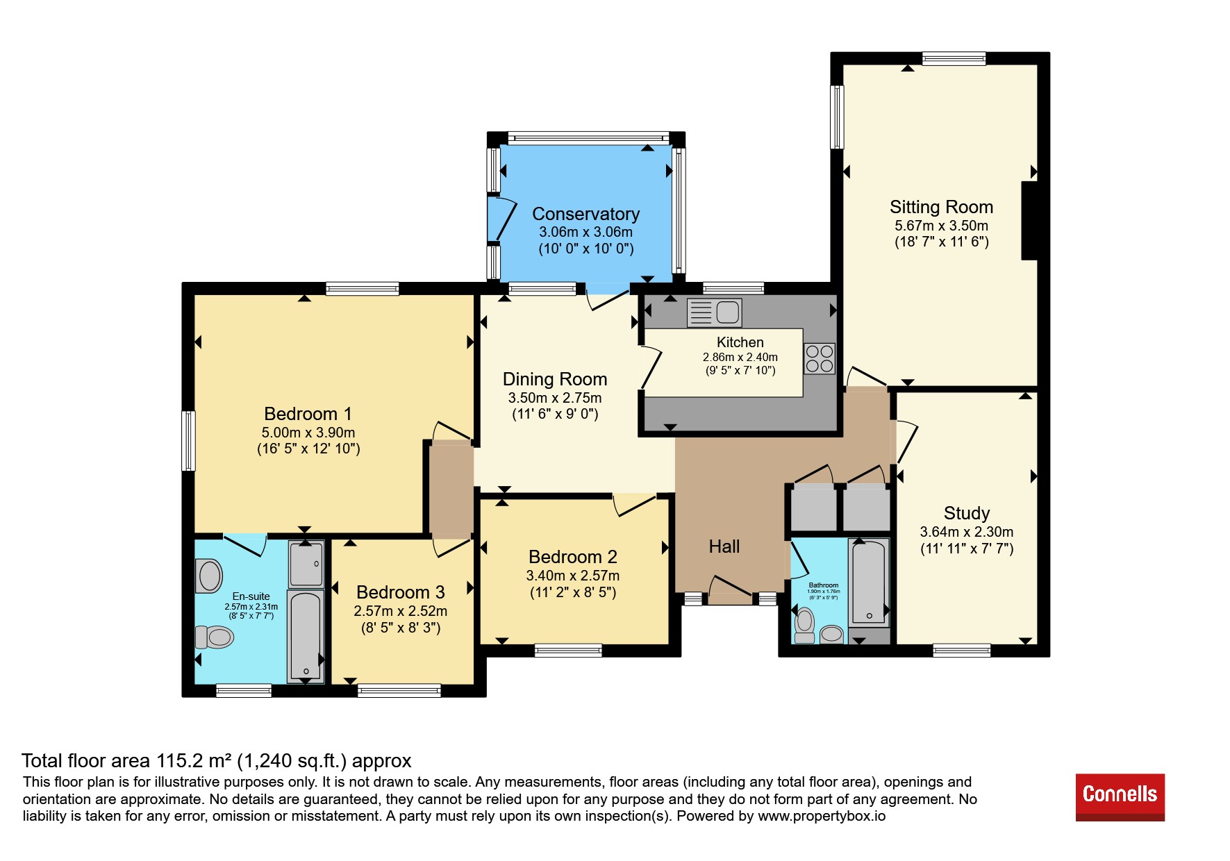 17, Badgers Way, BUCKINGHAM floorplan