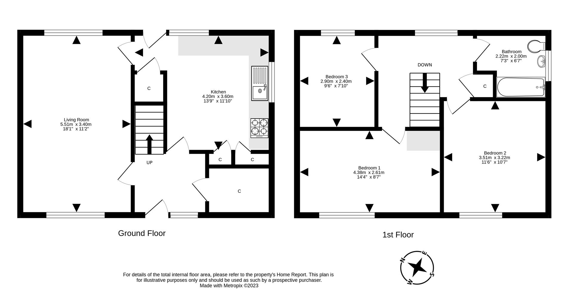 52 Gillway, Rosyth KY11, 3 bedroom end terrace house for sale