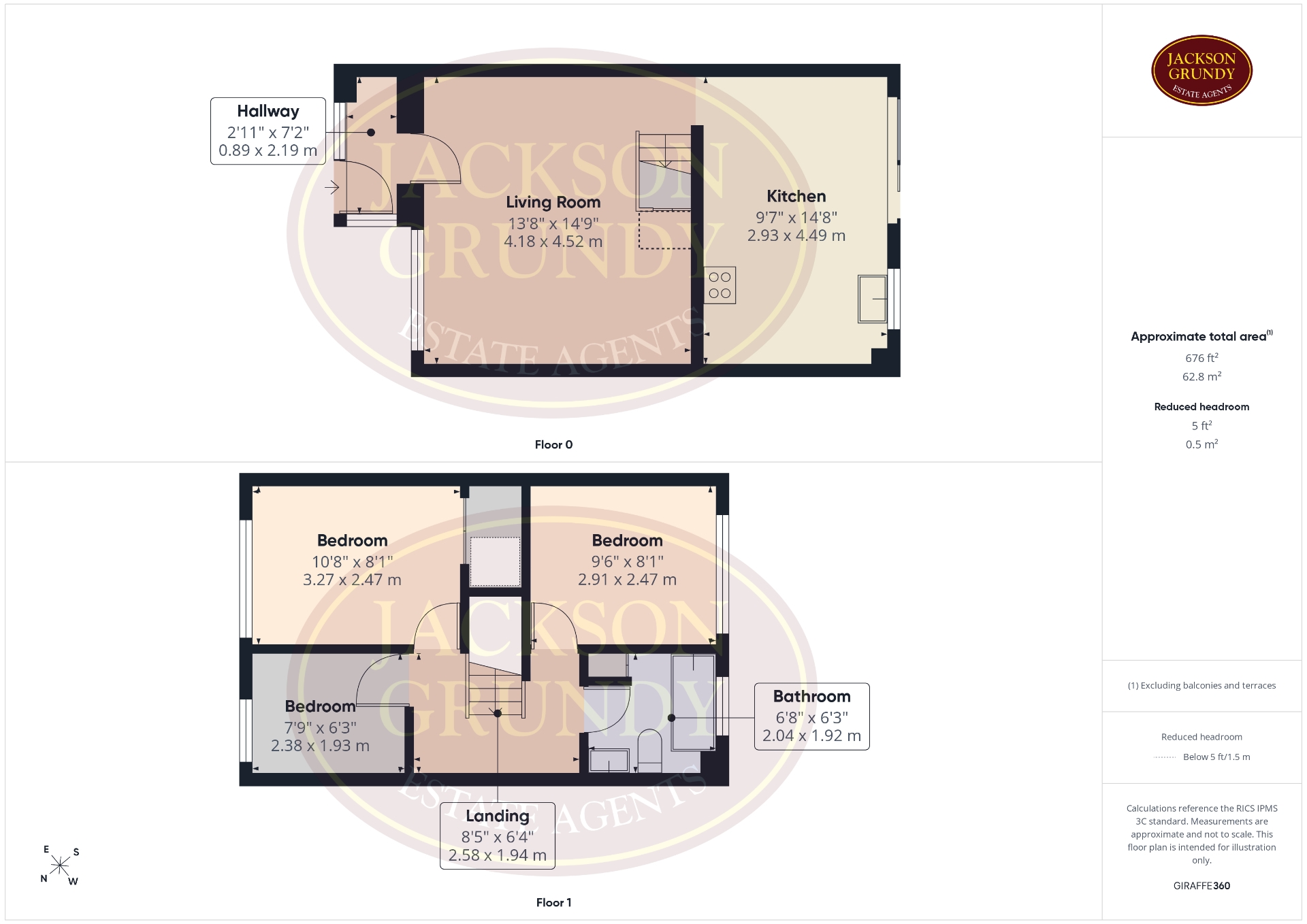 74, Grasscroft, Northampton floorplan