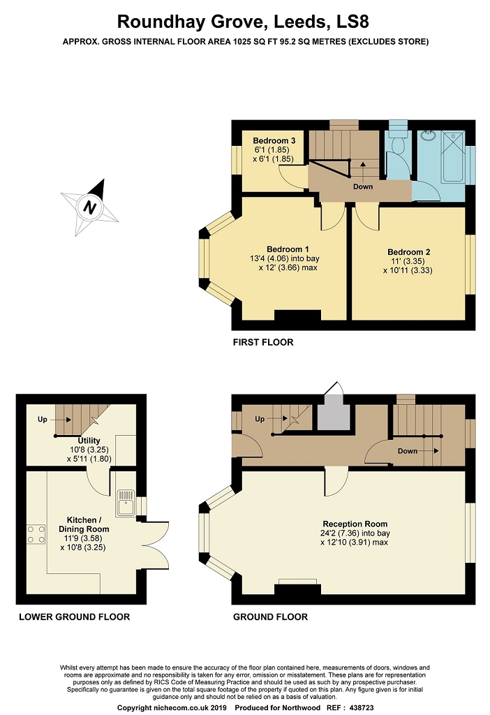 3 Bedrooms Semi-detached house for sale in Roundhay Grove, Leeds LS8