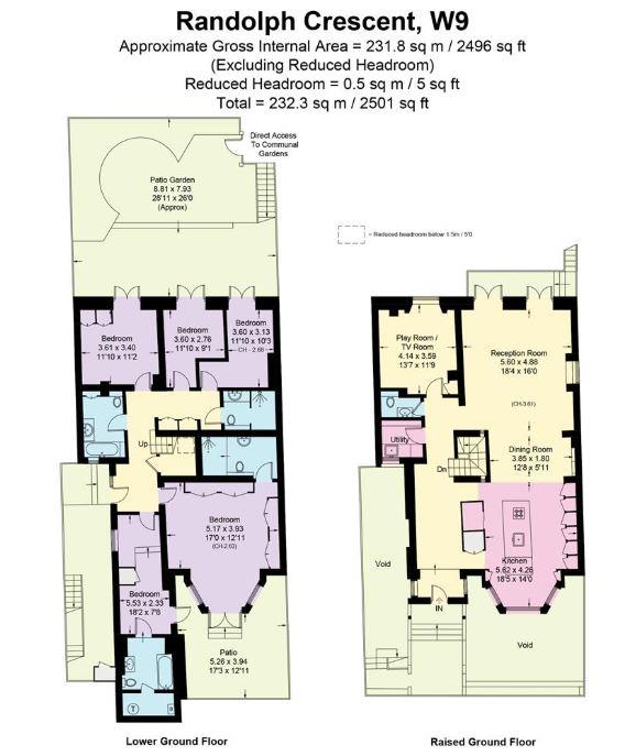 12, Randolph Crescent floorplan