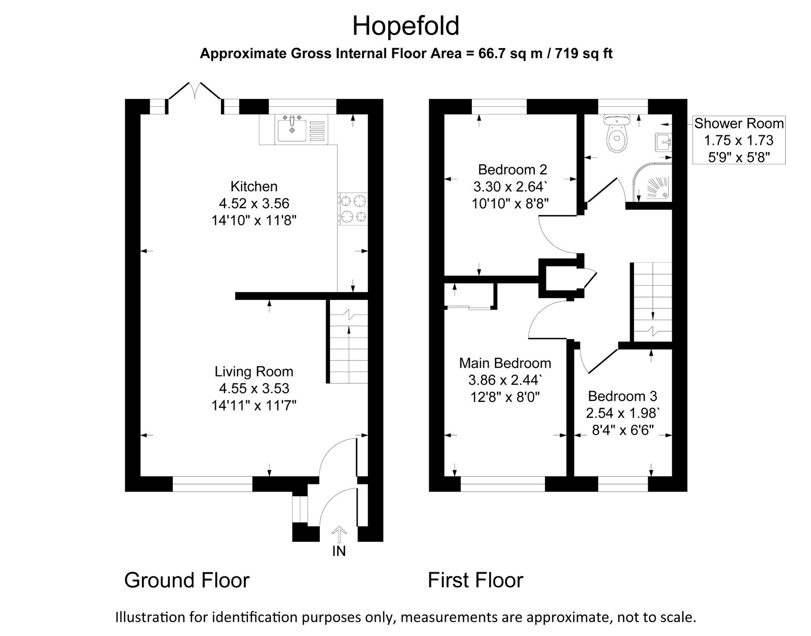 4, Hopefold Drive, Manchester floorplan