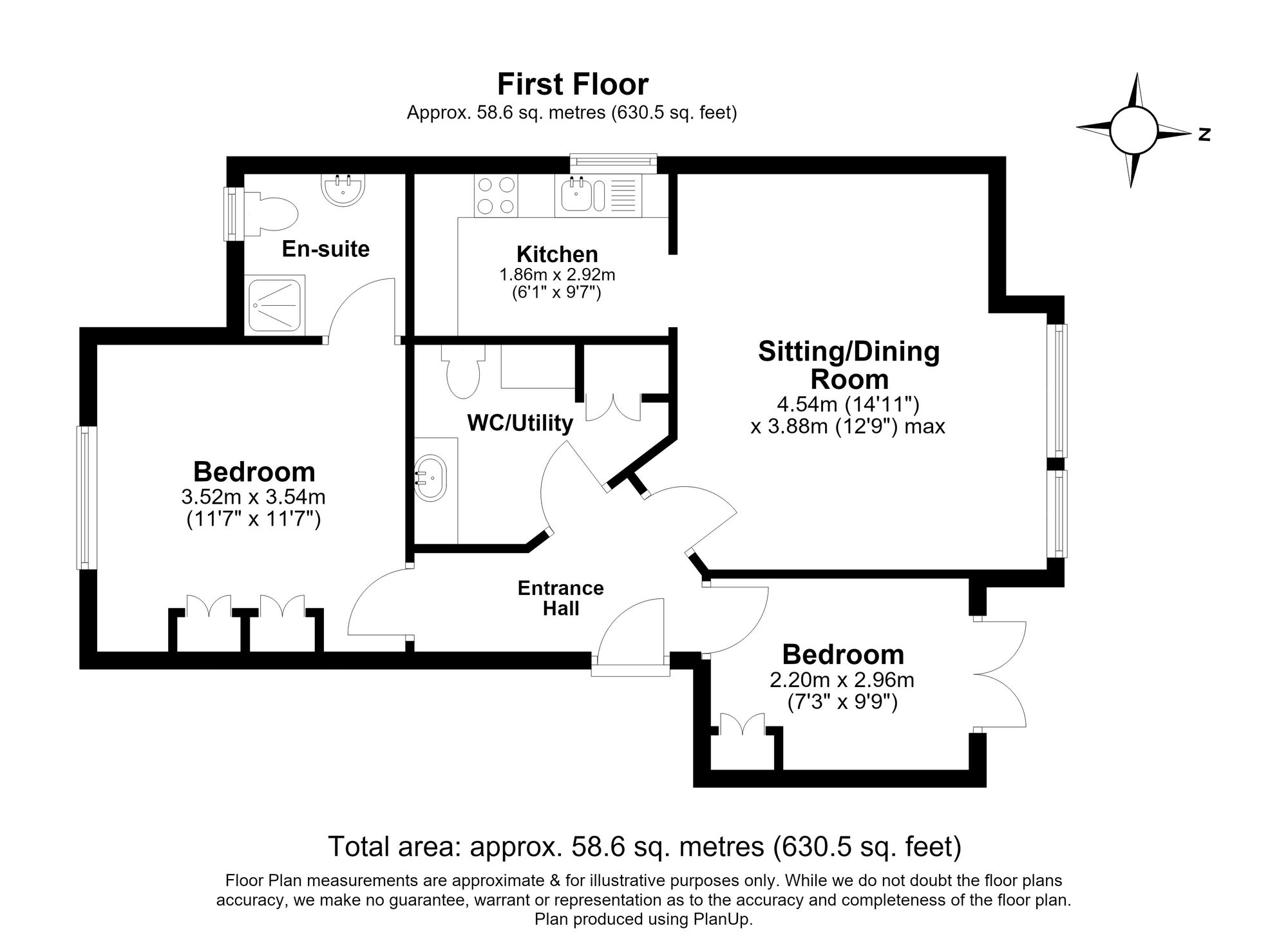 8 Coopers Court, Shefford floorplan