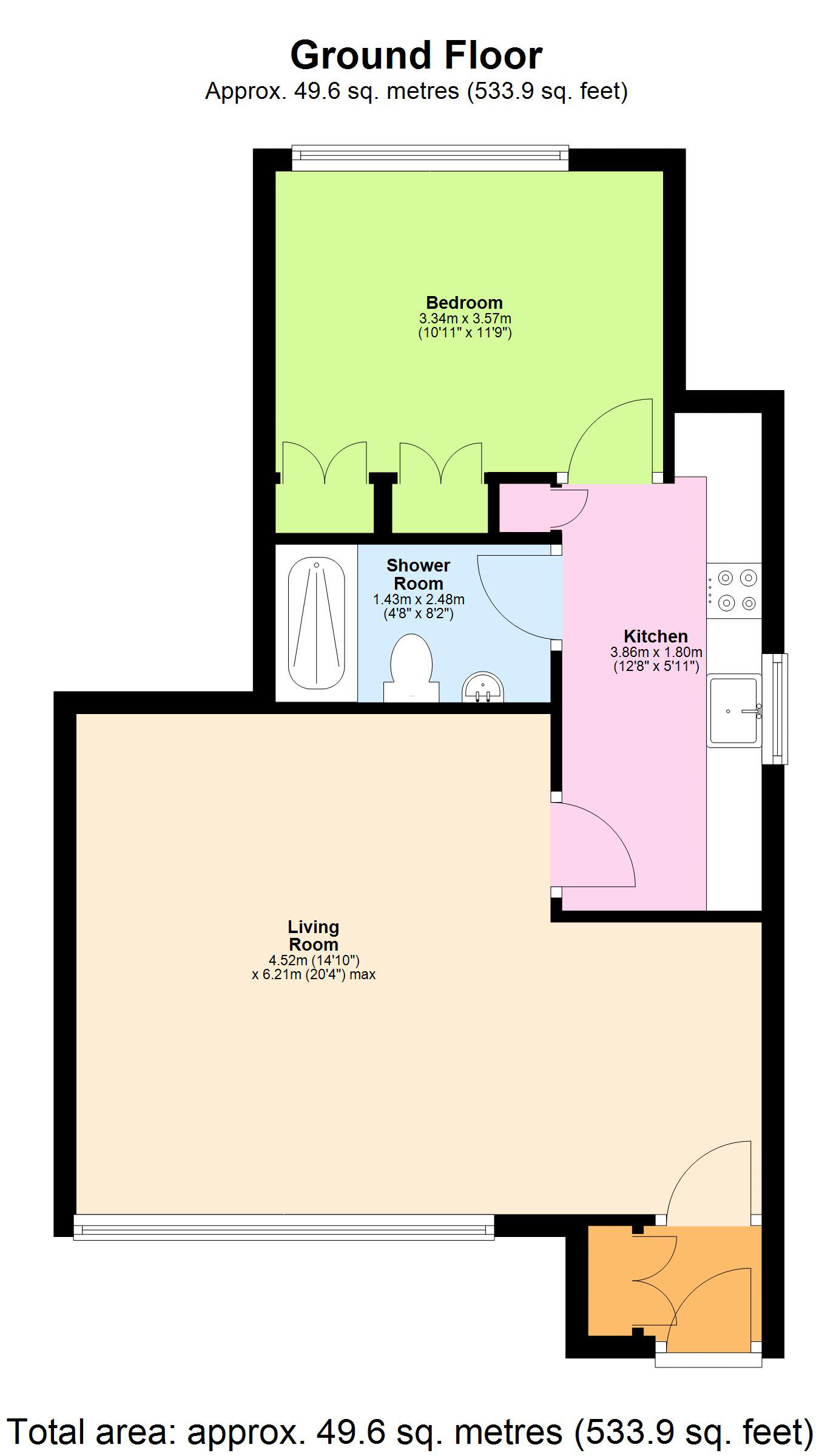 21, St. Peters Close, Bushey floorplan