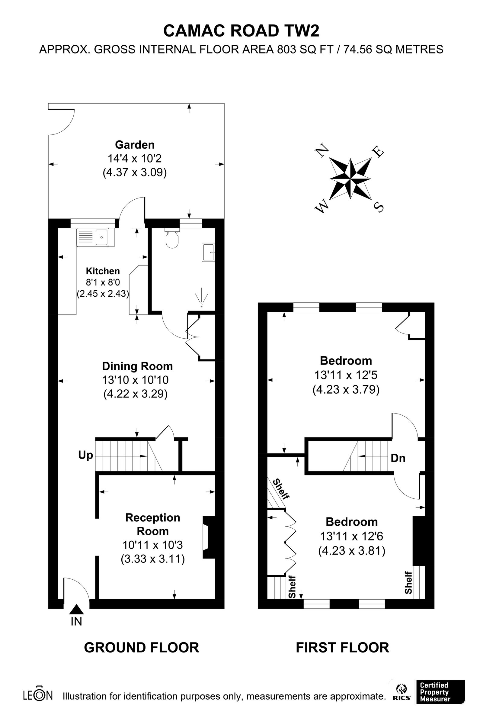 Camac Road, Twickenham floorplan