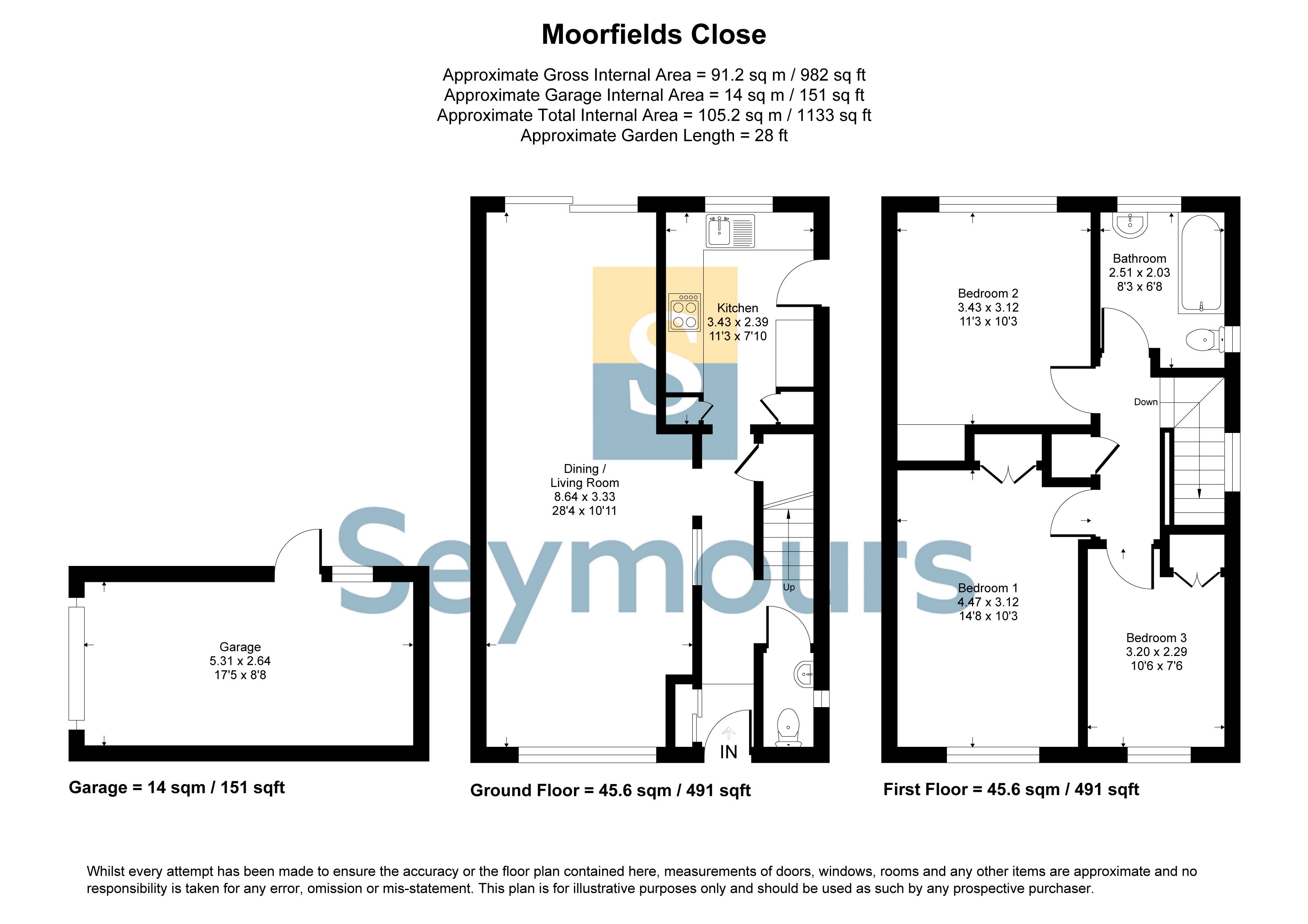 2, Moorfields Close, Surrey floorplan