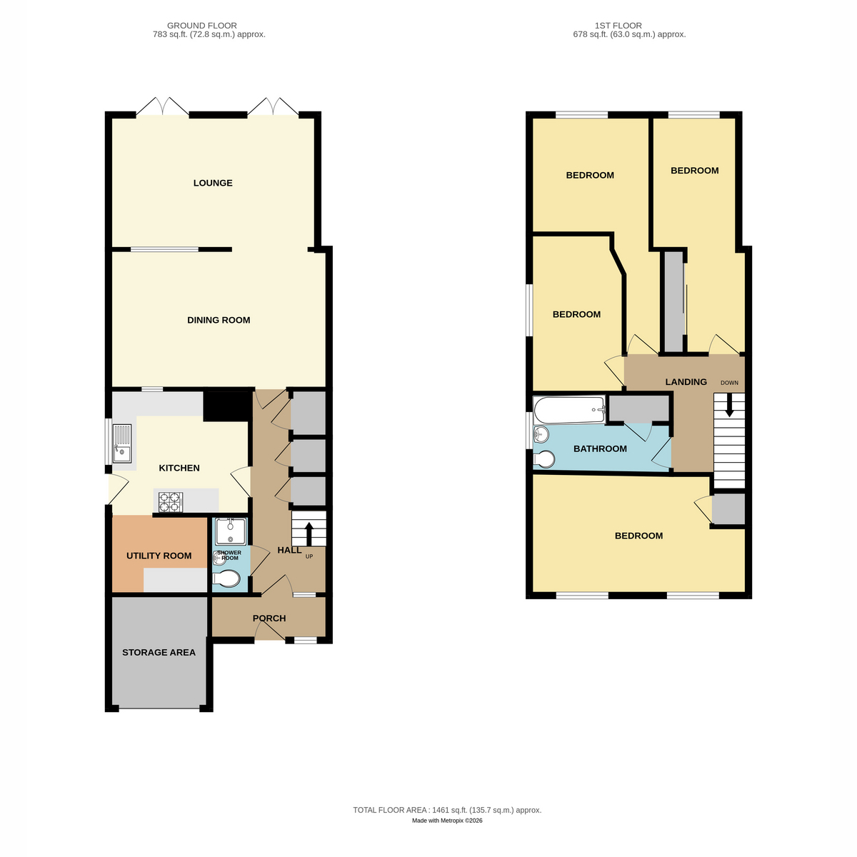 39, Homefields Avenue, Benfleet floorplan