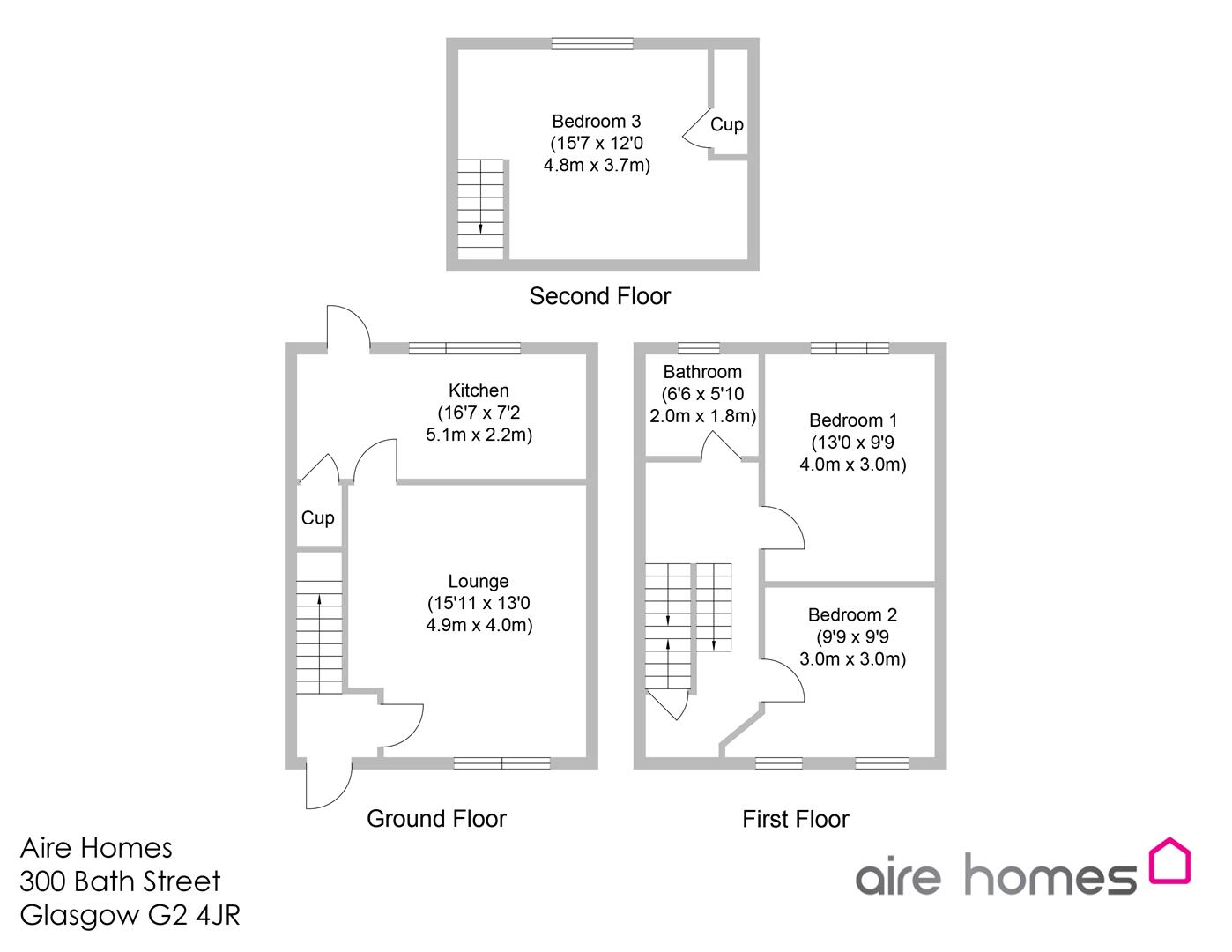 3 Bedrooms End terrace house for sale in Charles Crescent, Carluke ML8