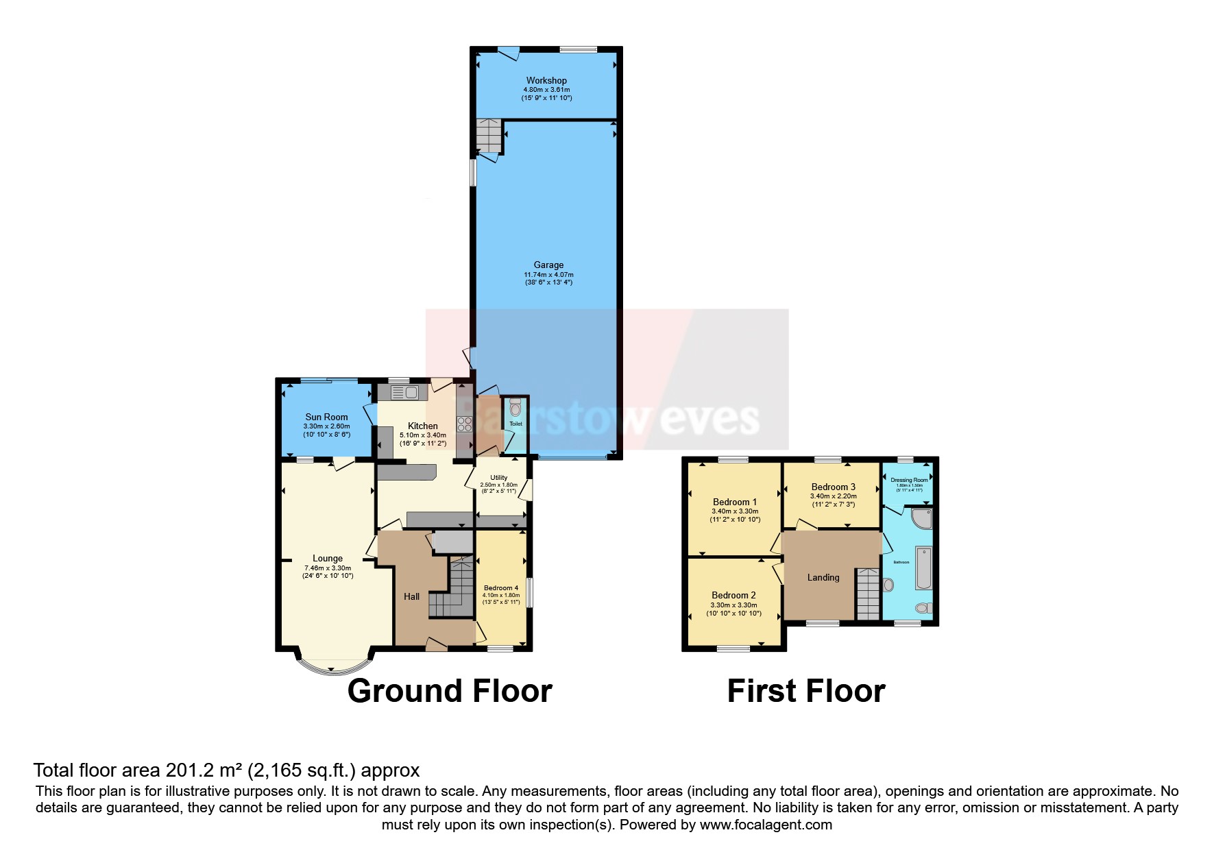 58, Park Road, Mansfield floorplan