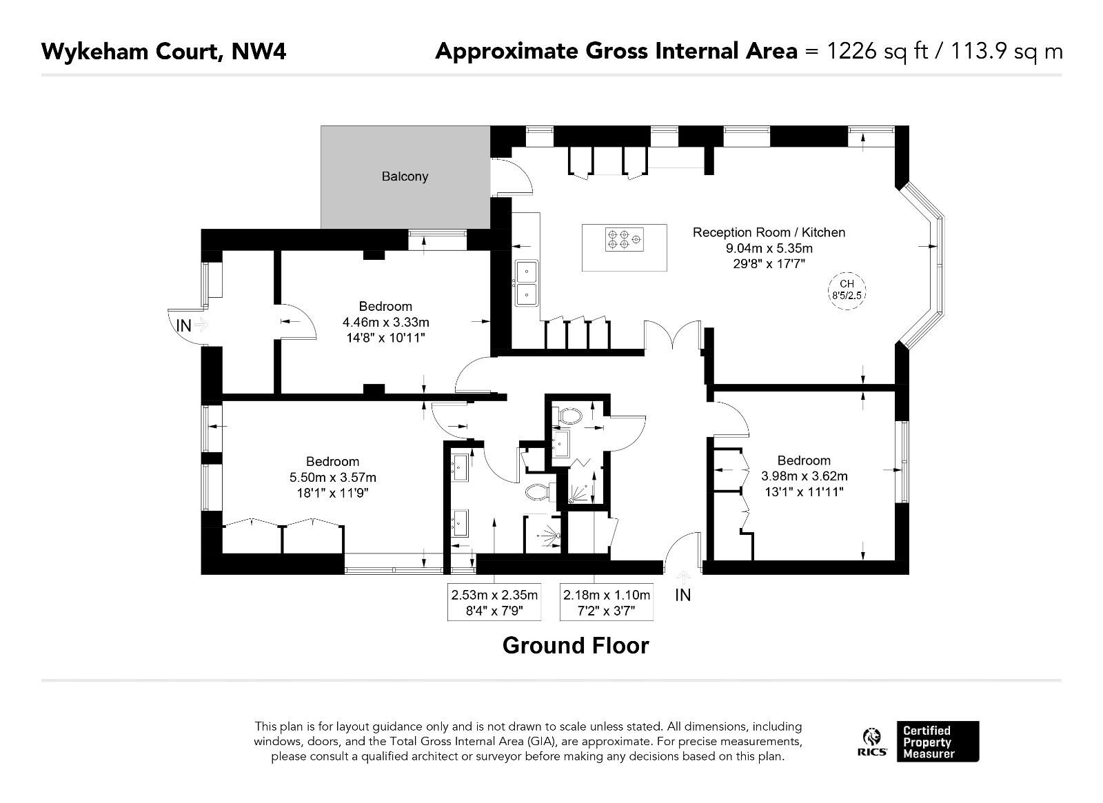 Wykeham Court, London floorplan