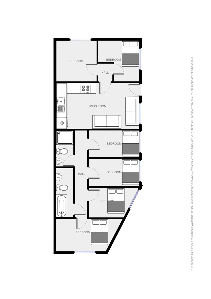 Rhymney Terrace(*), Cardiff floorplan