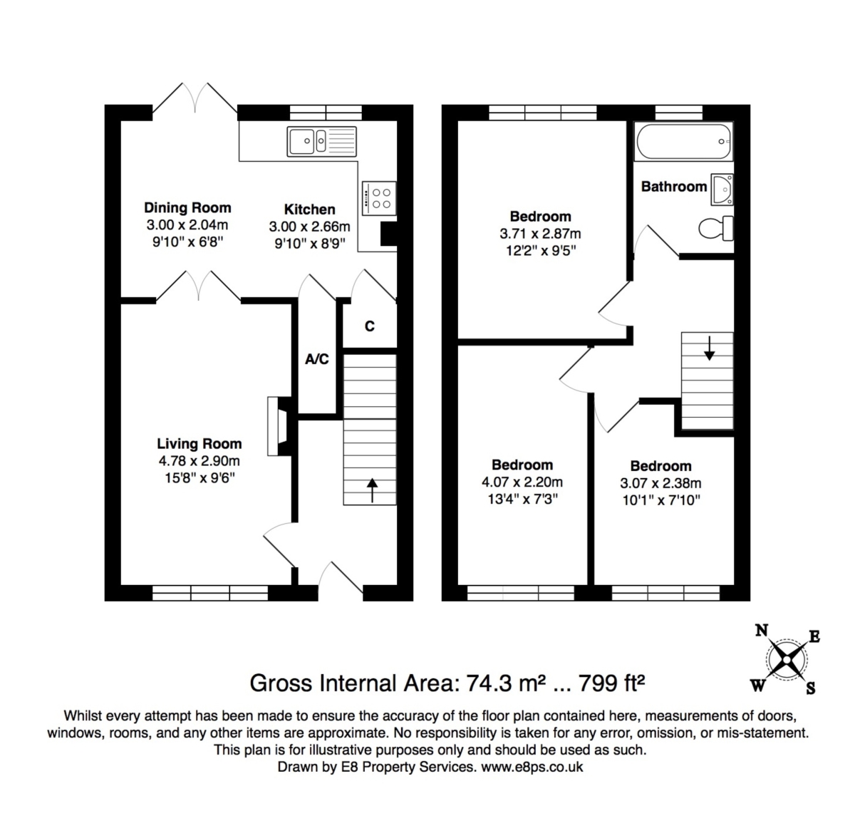 2, Hedges Close, Oxford floorplan