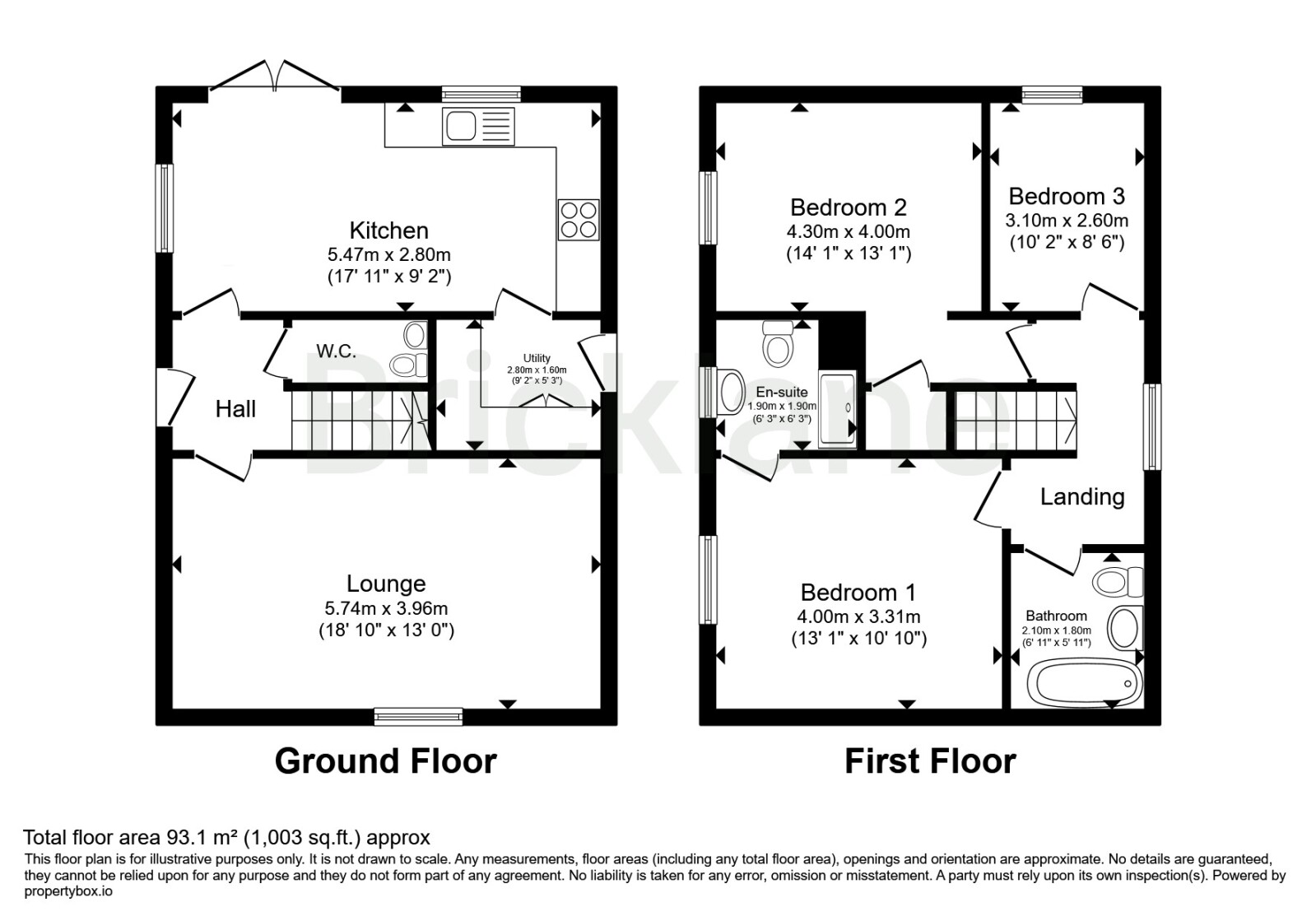 2, Priestley Field Avenue, Dunmow floorplan