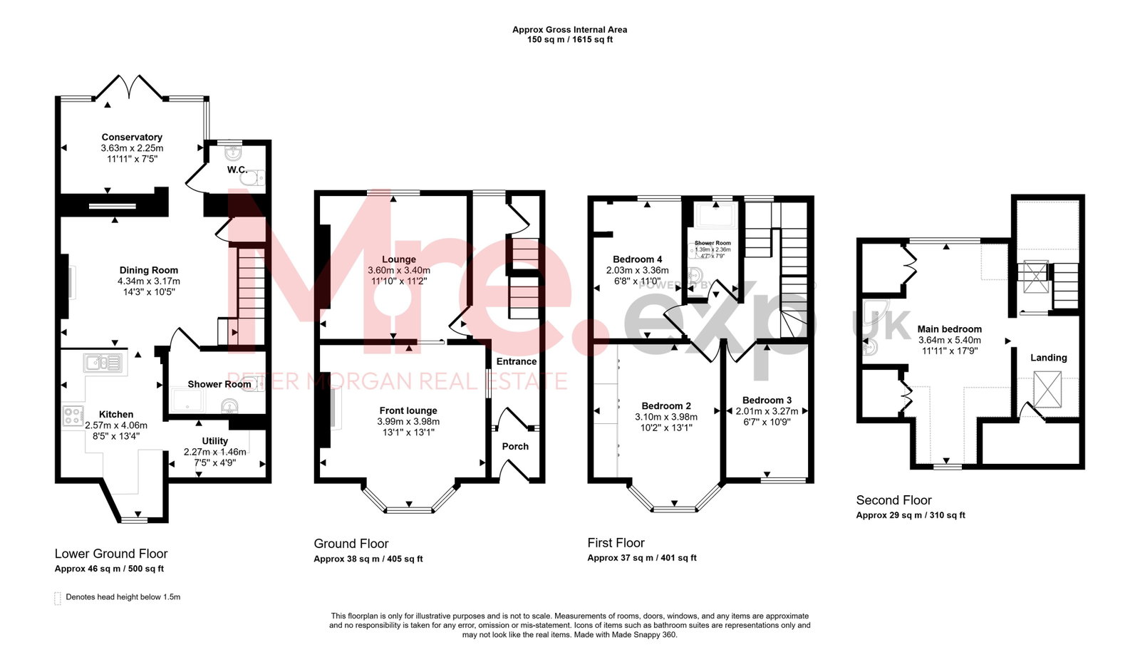 3 Gower Villas, Main Road, Neath floorplan