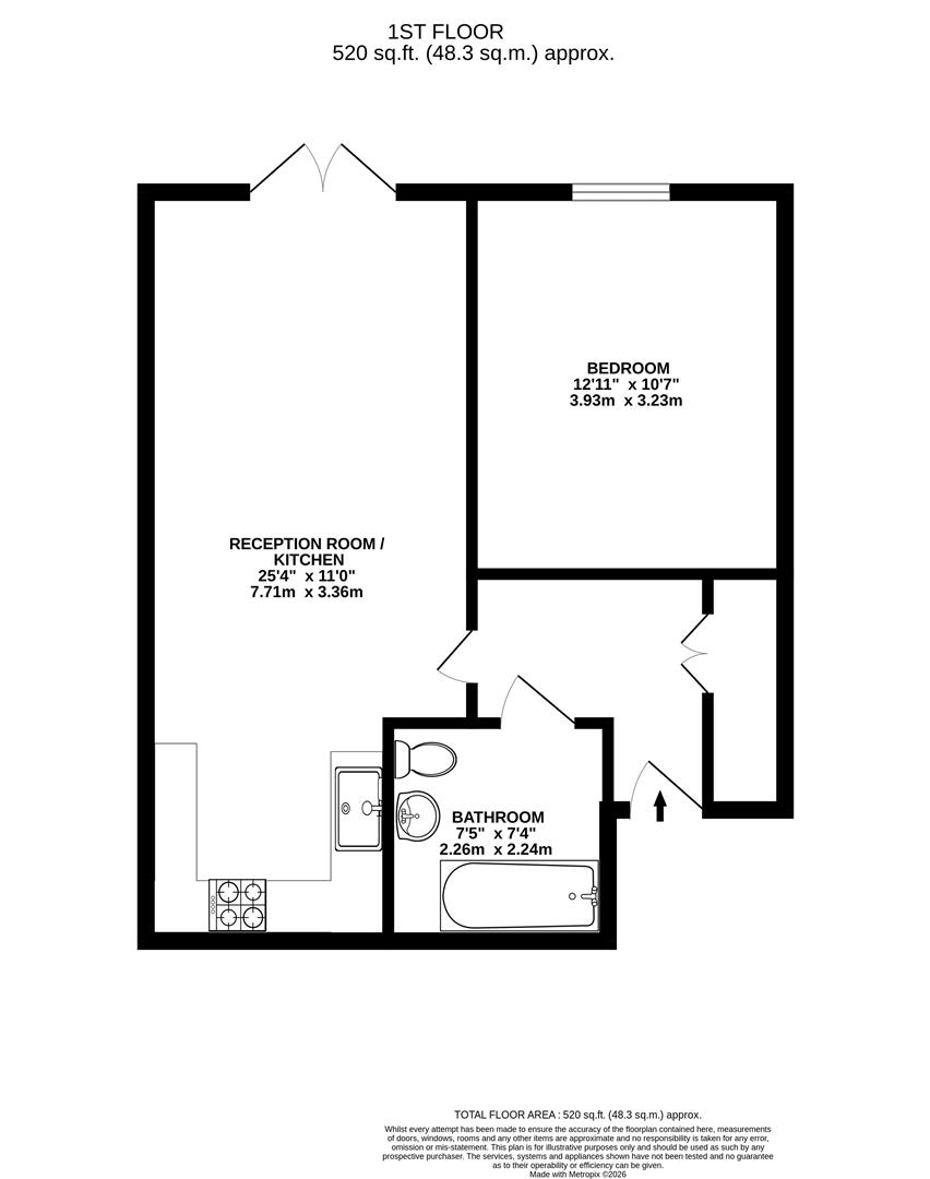 Flat 7, Springwell Apartments, Colnebank Drive, Watford floorplan