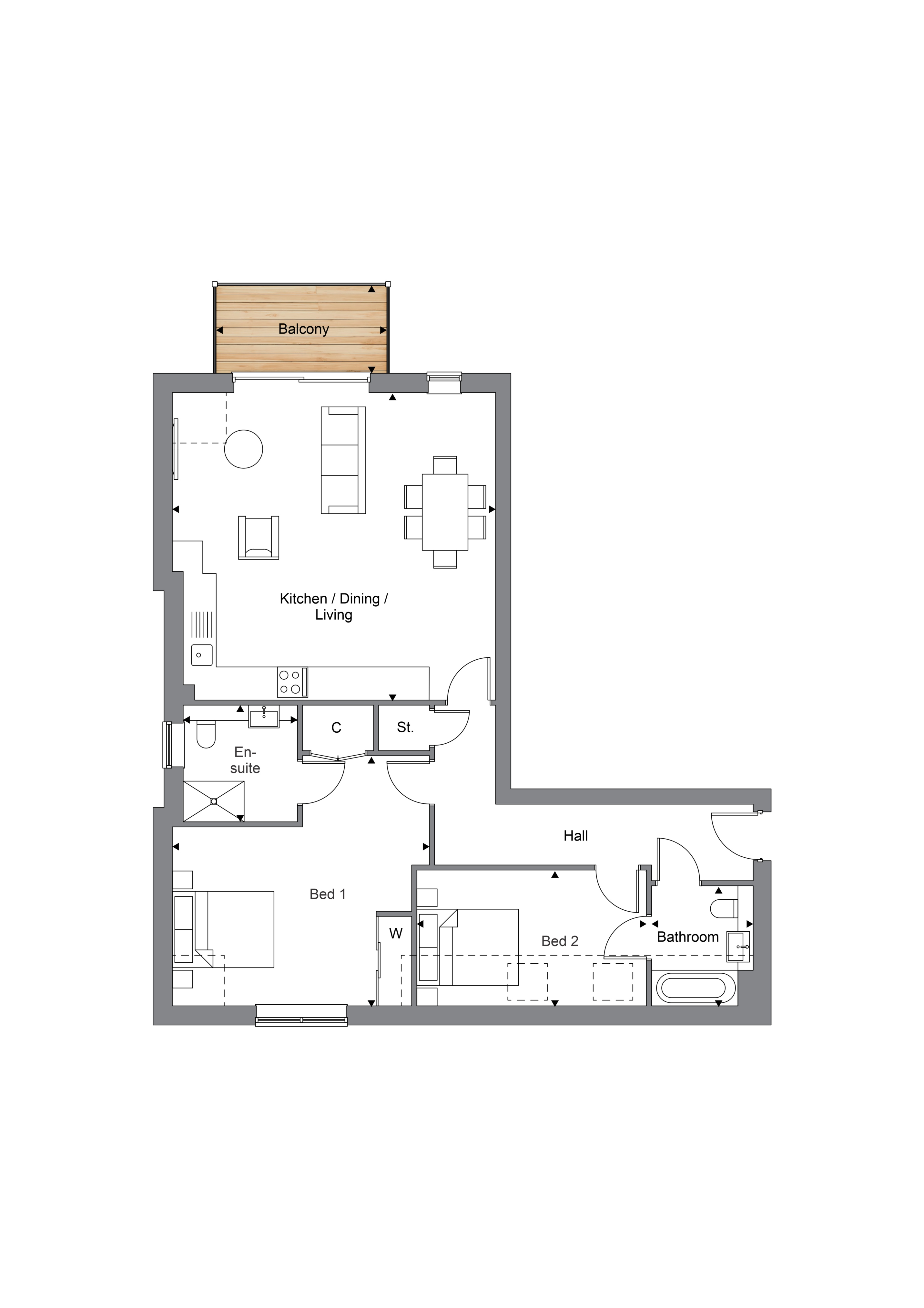 Unit 9 Heatherdown Gardens,, Shores Road, Surrey floorplan