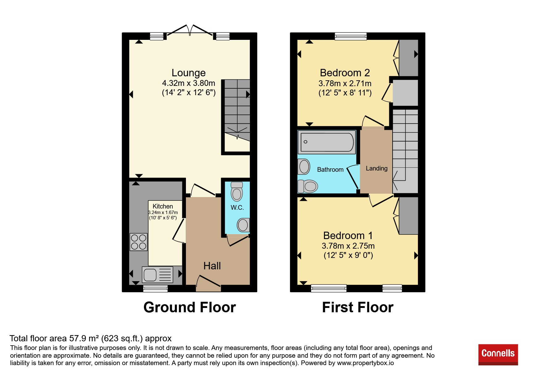 10, Burge Meadow, Taunton floorplan