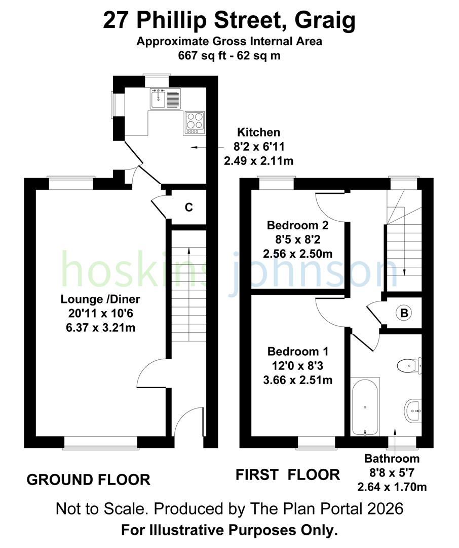 27, Phillip Street, Pontypridd floorplan