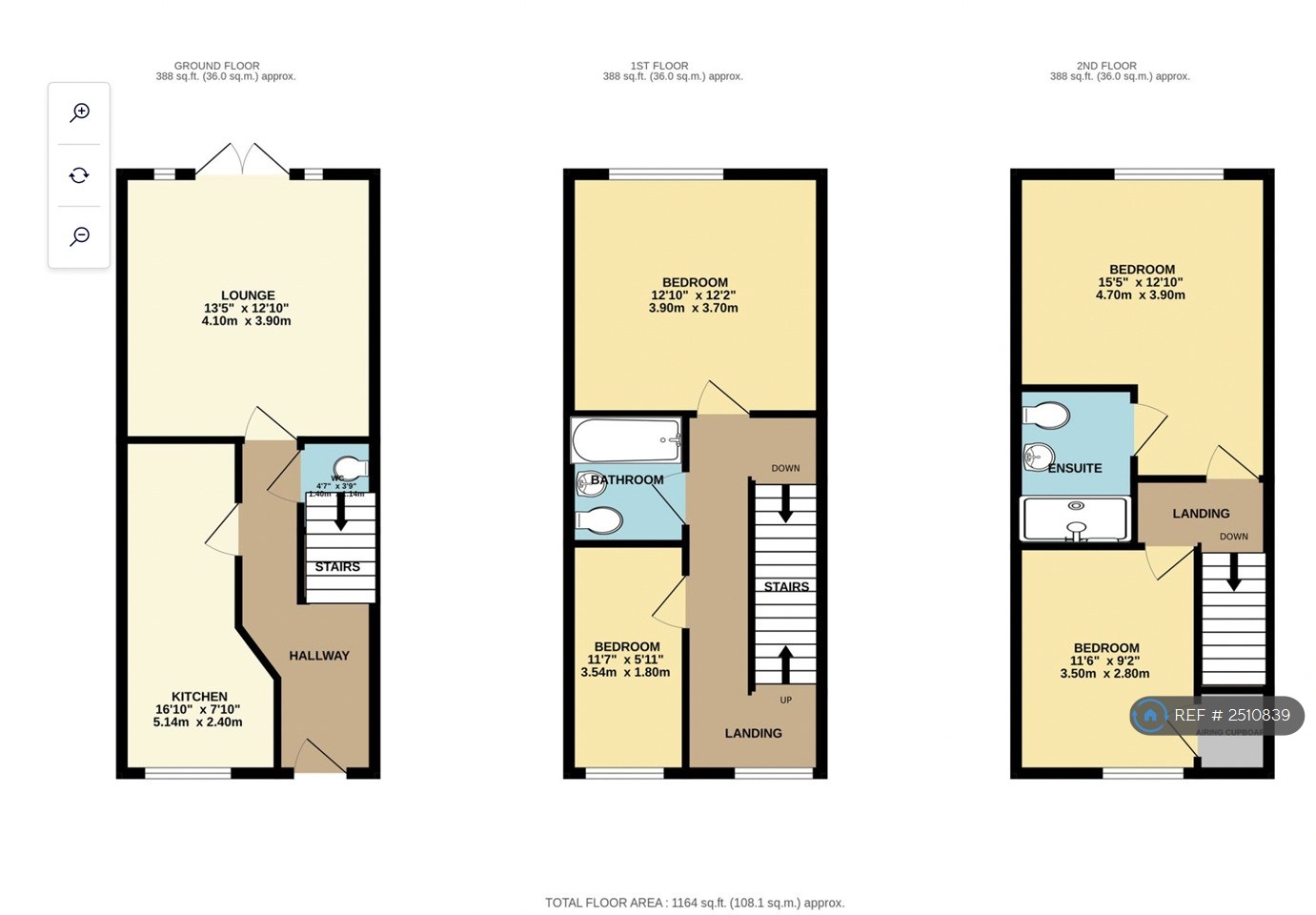 The Nettlefolds, Hadley, Telford floorplan