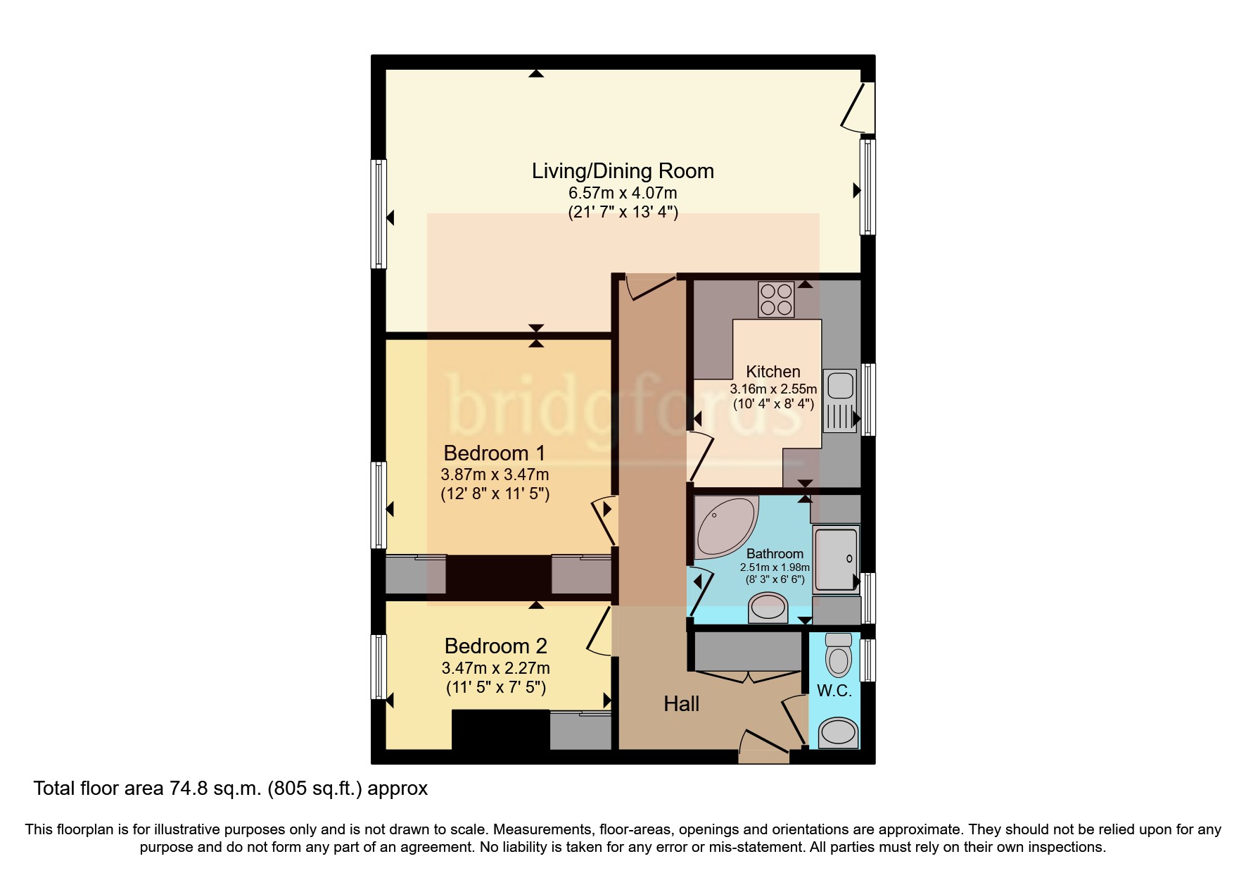 Fog Lane, Manchester floorplan