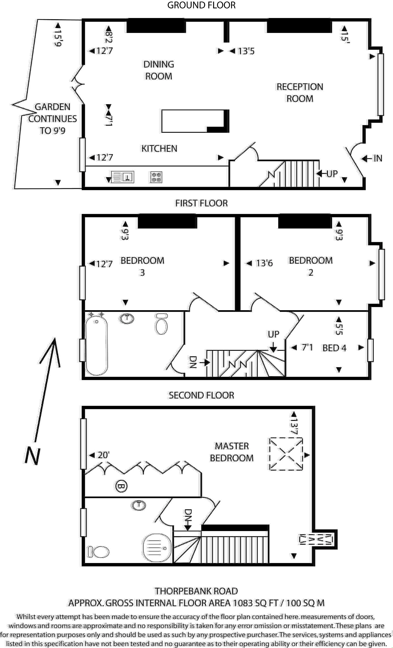 37, Thorpebank Rd, London floorplan